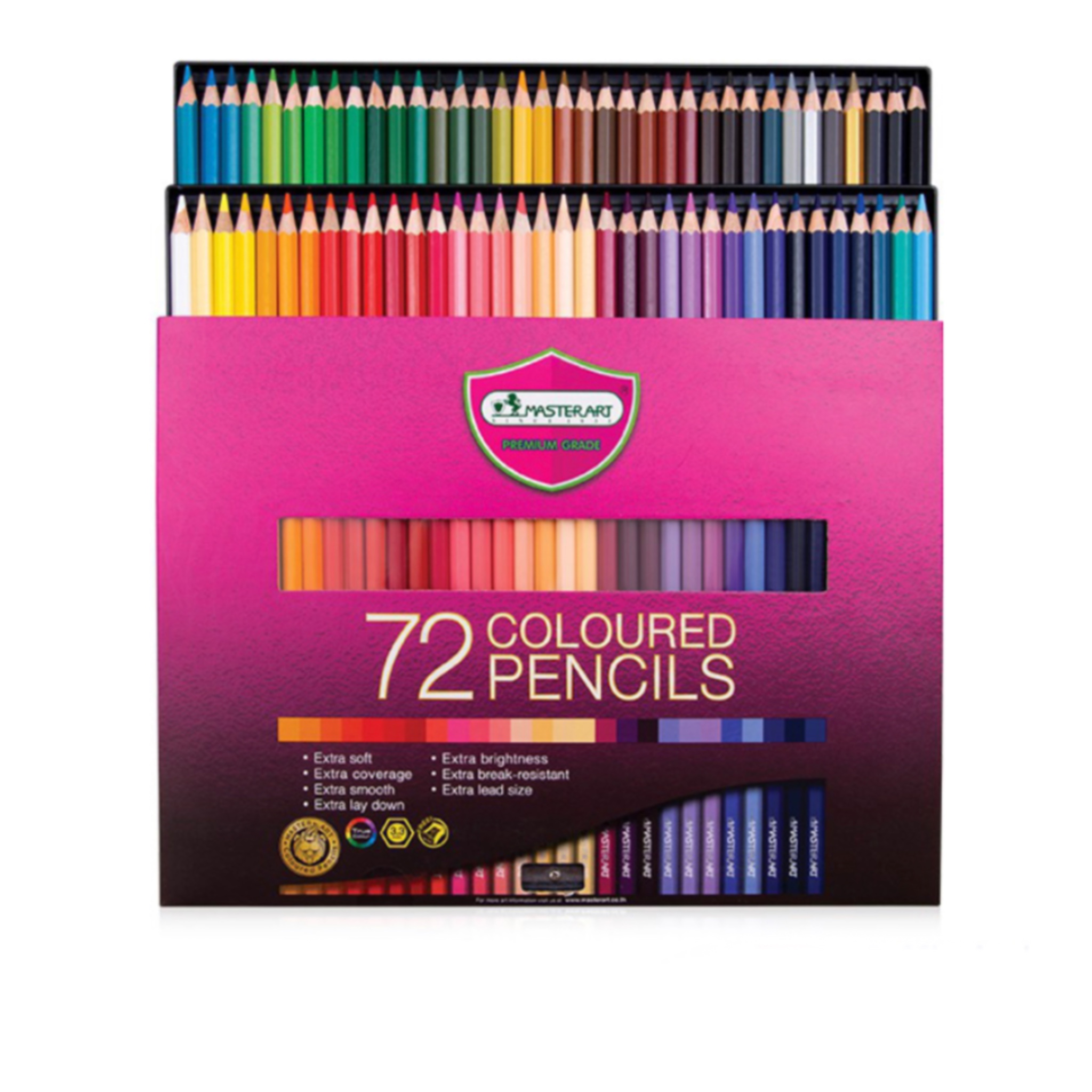 สีไม้ยาว 72สี มาสเตอร์อาร์ต