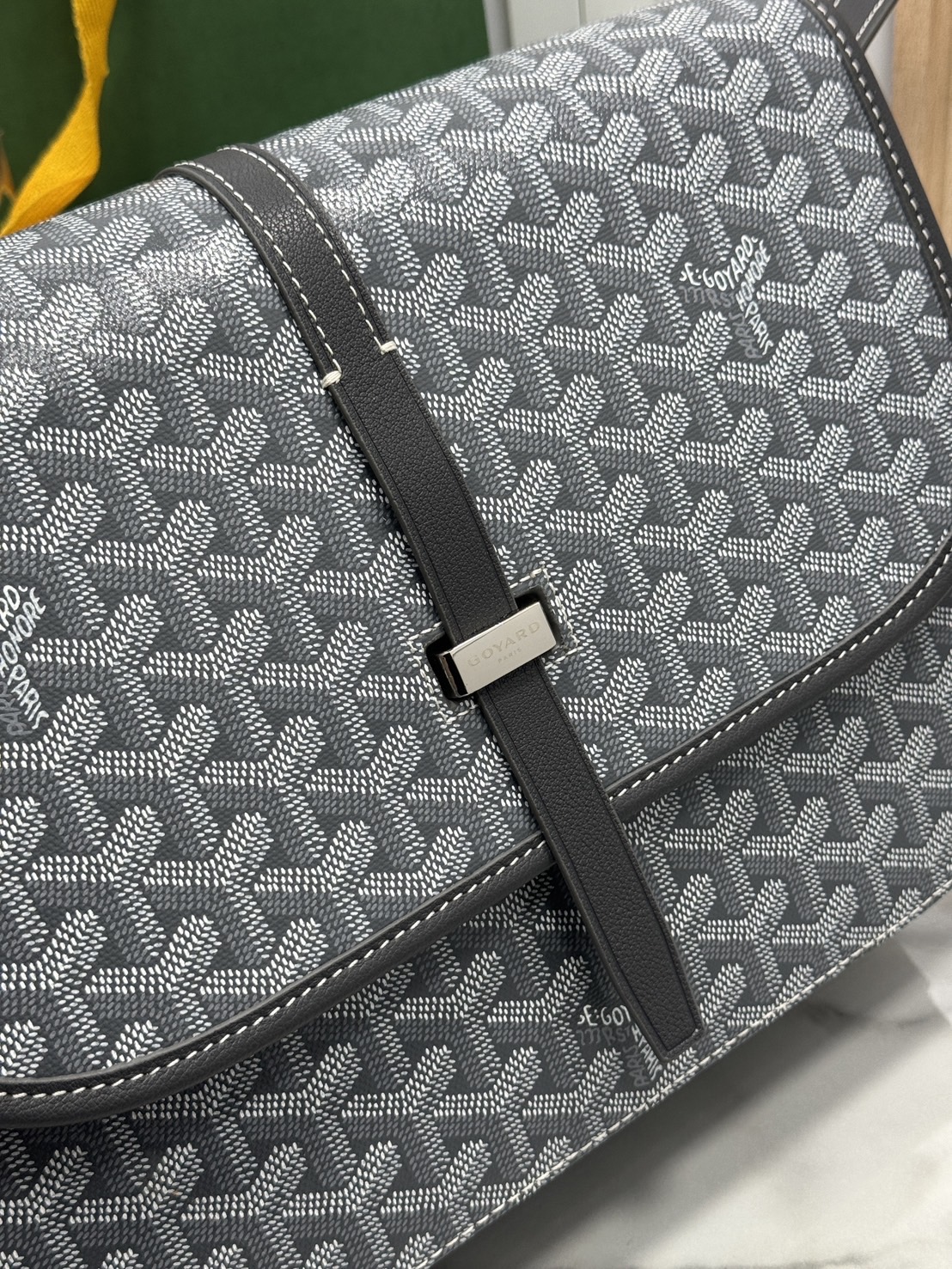 ORI | สลับแท้ GOYARD Belvedere MM Bag 29cm กระเป๋าสะพายทรงแมสเซ็นเจอร์แบรนด์หรูสัญชาติฝรั่งเศส หนังแท้ แคนวาสแท้อย่างดี