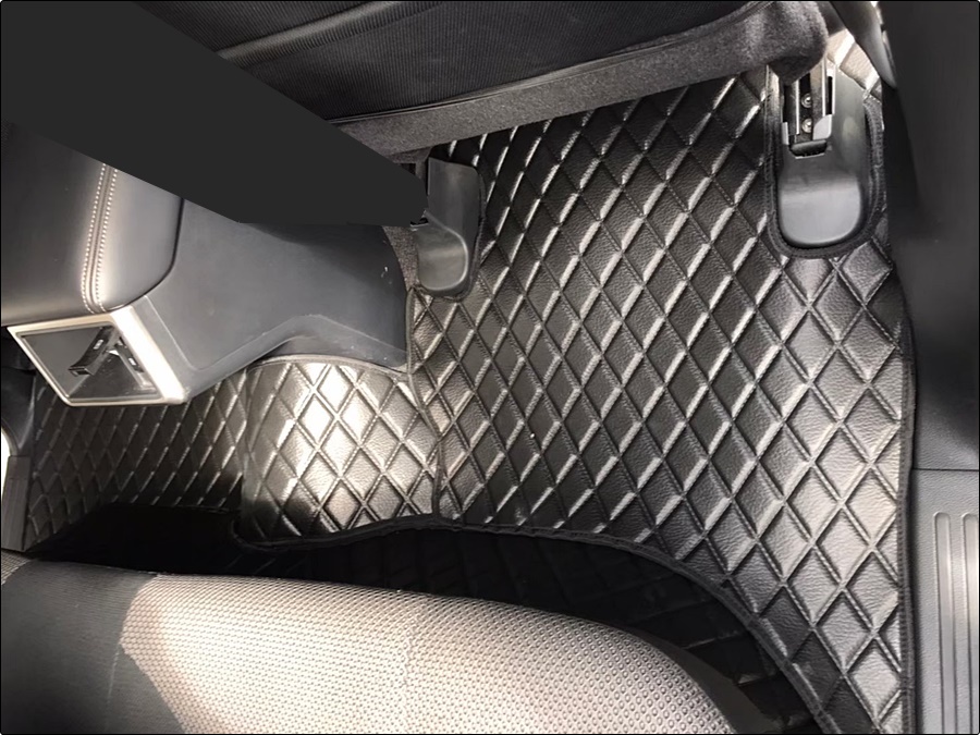พรมปูพื้นรถยนต์ PAJERO SPORT ปี2008-14 ลายไดมอนด์ ยางปูพื้นรถยนต์EVA เข้ารูป เต็มคัน