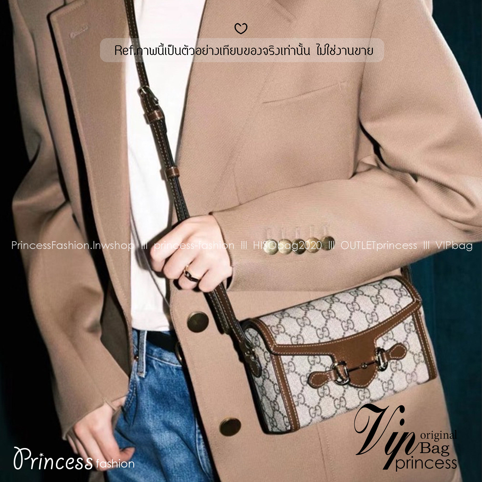 GUCCI Horsebit 1955 Mini Bag กระเป๋าสะพายทรงกล่องสวยอยู่ทรง ใส่โทรศัพท์หรือของใช้เล็กน้อยได้อย่างคล่องตัว แฝงความหรูราคาดีงามจัดมาให้พร้อม box set เป็นใบที่จะหยิบใช้ได้บ่อยๆ ด้วยขนาดกำลังดีใบนี้เอาอยู่เลยค่ะ