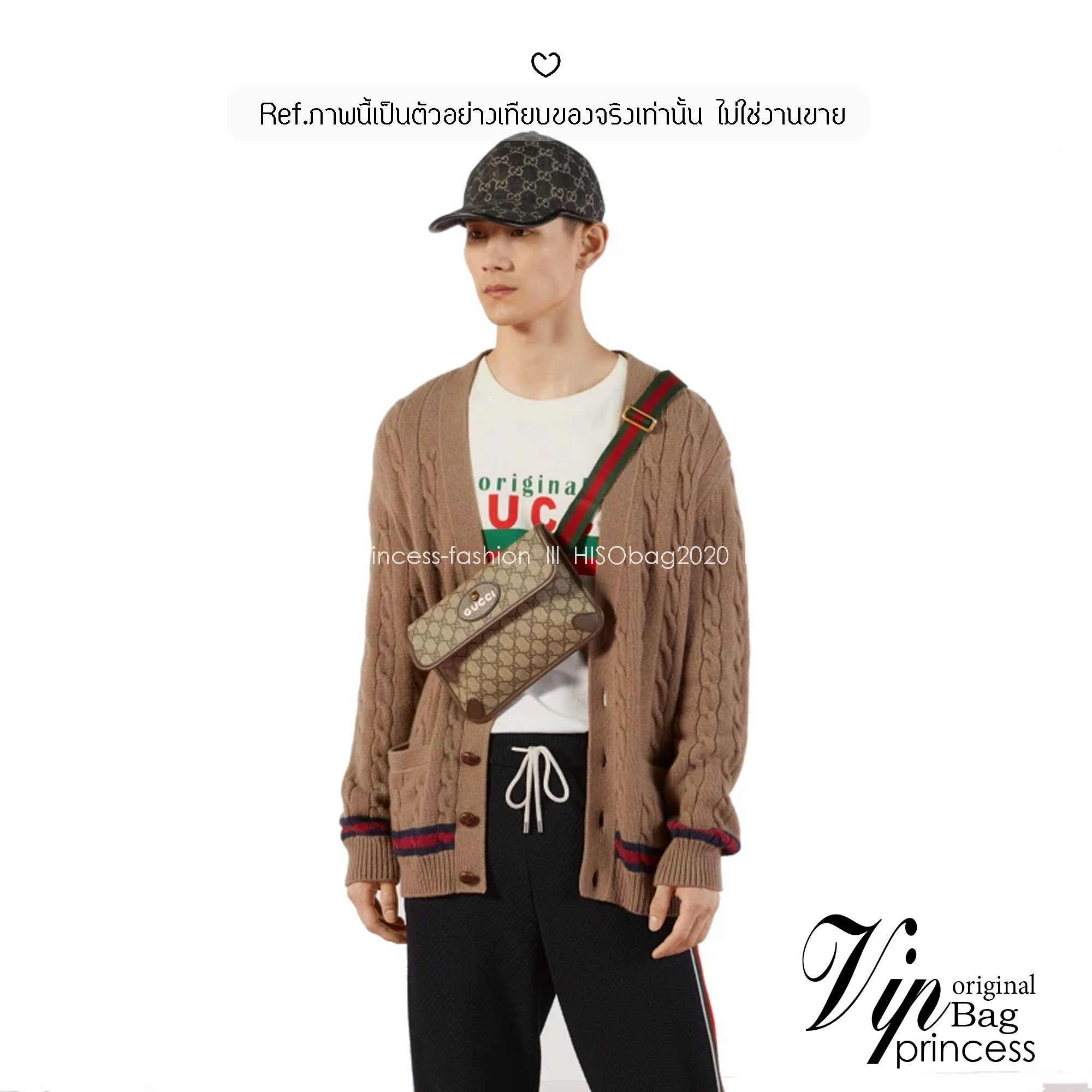 GUCCI neo vintage GG supreme belt bag ฮอตฉ่ำๆ กับกระเป๋าคาดอกรุ่นคลาสสิค ดีไซน์เท่ หรู สไตล์สปอร์ต ขนาดกำลังดี พกพาง่าย คาดไปไหนก็ได้สบายๆ
