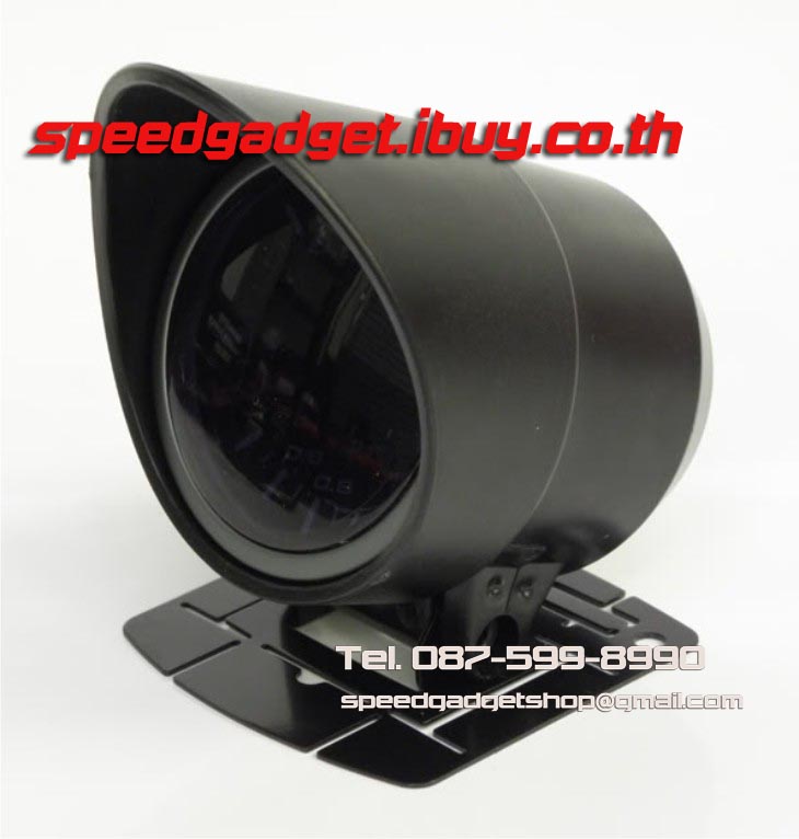 เกจ์วัดอุณหภูมิน้ำมันเครื่อง หน้ามืด 60 mm Oiltemp
