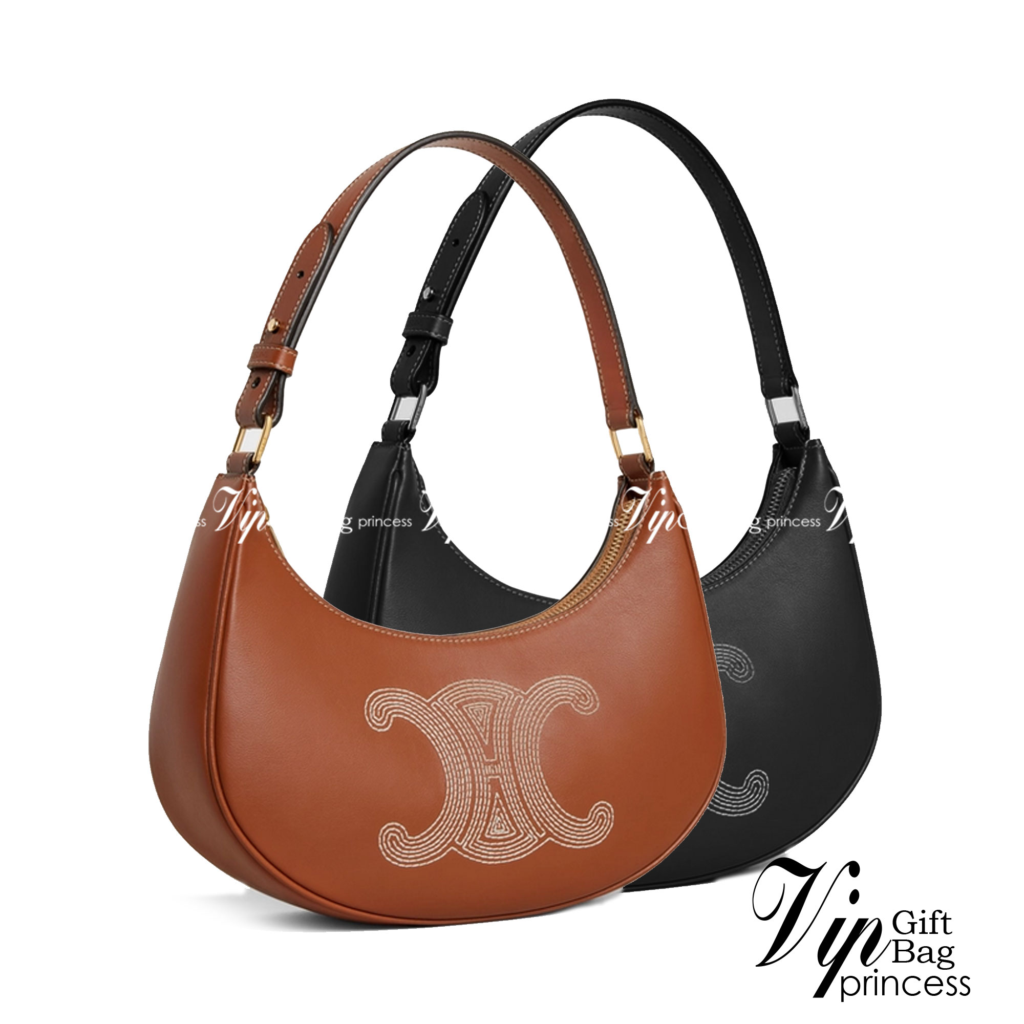 CELINE Ava Bag in Smooth Calfskin with Triomphe Embroidery กระเป๋าคล้องไหล่ซีลีนรุ่นใหม่ โลโก้งานปัก เรียบหรูและคลาสสิกมากๆ เข้ากับการแต่งตัวหลายสไตล์ ใช้ได้ทั้งกลางวันและกลางคืน หากสาว ๆ คนไหนที่กำลังมองหากระเป๋าสะพายไหล่ใบเล็กและ Practical เราขอแนะนำรุ่