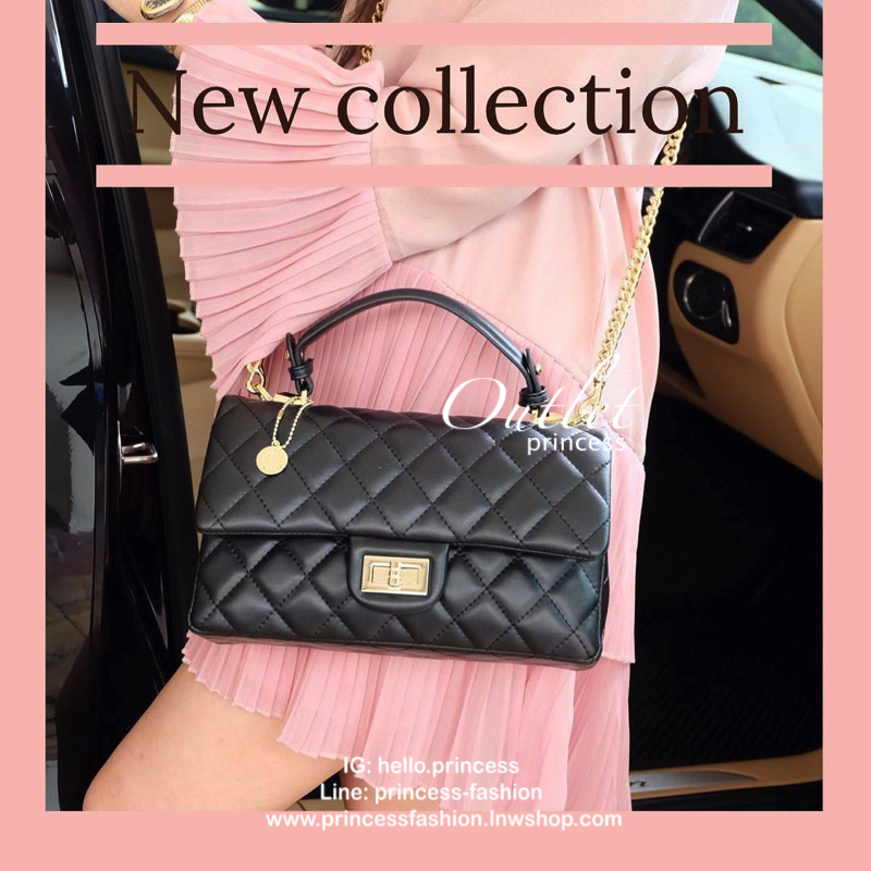 รุ่นขายดี คอลเลคชั่นใหม่ อะไหล่สี LightlyGold สวยมาก KEEP รุ่น Coco chain handbag ✨กระเป๋าทรงหรูวัสดุทำจากหนังตัวใหม่ ไมโครไฟเบอร์ สวย ทน หนัง นิ่ม ฟู ตึง สวยอยู่ทรงตามแบบฉบับของแบรนด์ รุ่นใหม่ตัวนี้ปักลายตารางสวยหรู การเย็บประณีตทุกตาราง