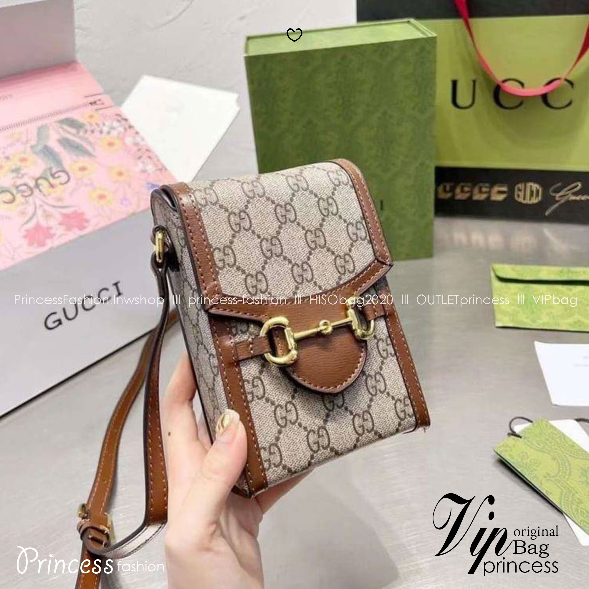 Gucci Horsebit 1955 mini bag / Gucci Phone Bag กระเป๋าไซส์มินิน่ารัก ใส่โทรศัพท์ได้คูลๆ
