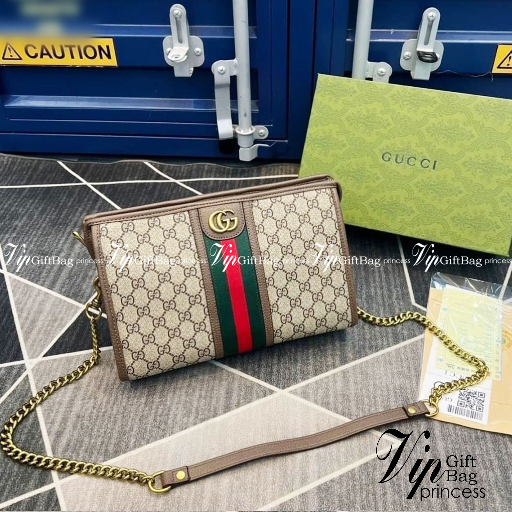 Gucci Ophidia GG small shoulder bag พร้อมส่งที่ไทย ภาพถ่ายจากงานขายจริง ใช้งานต่างประเทศได้