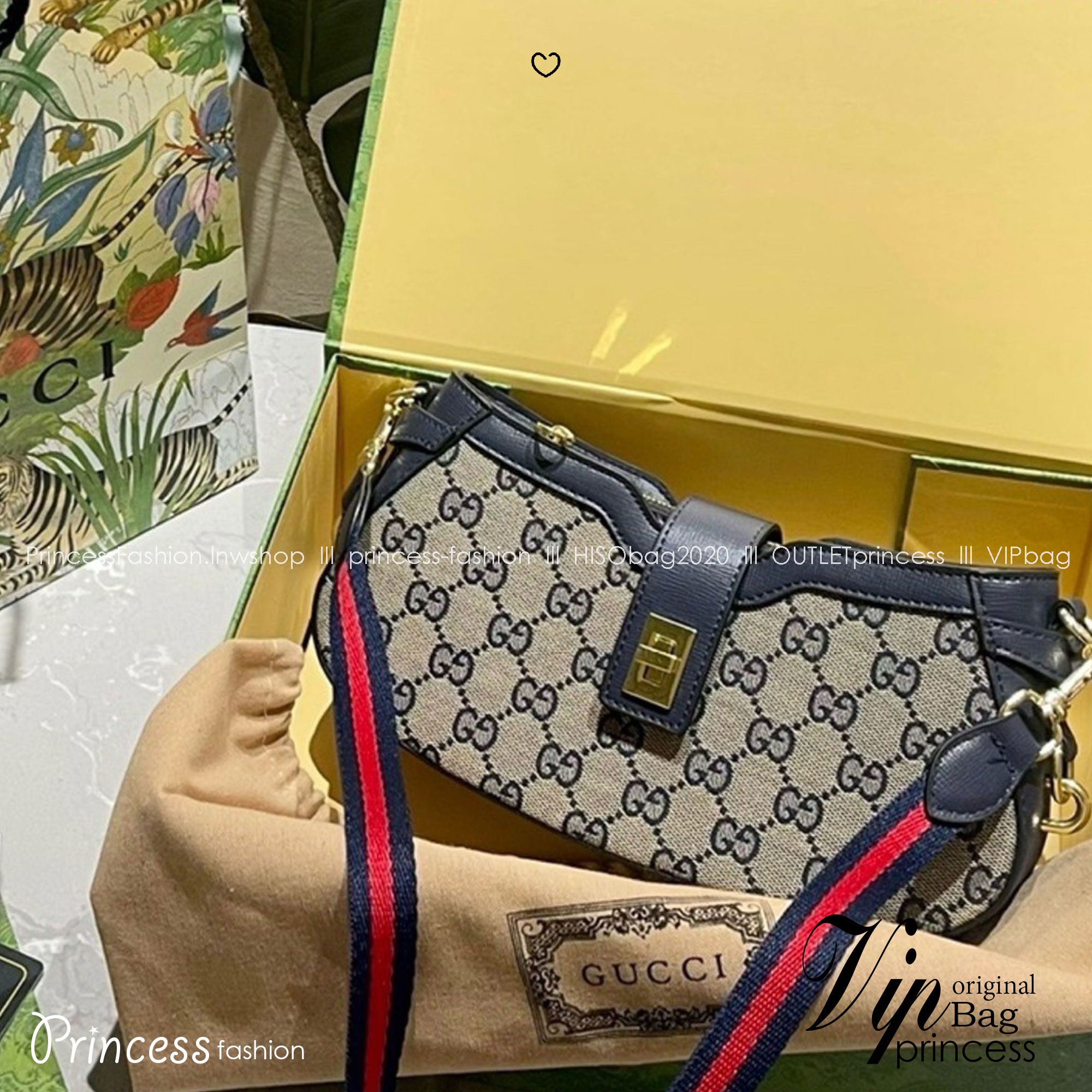 GUCCI moon side mini shoulder bag กระเป๋าสะพายไหล่ดีไซน์วินเทจ คลาสสิคลัคชู ดูผู้ดี สวยแบบน้อยแต่มาก สวยย้อนยุค ขนาดกำลังสวย