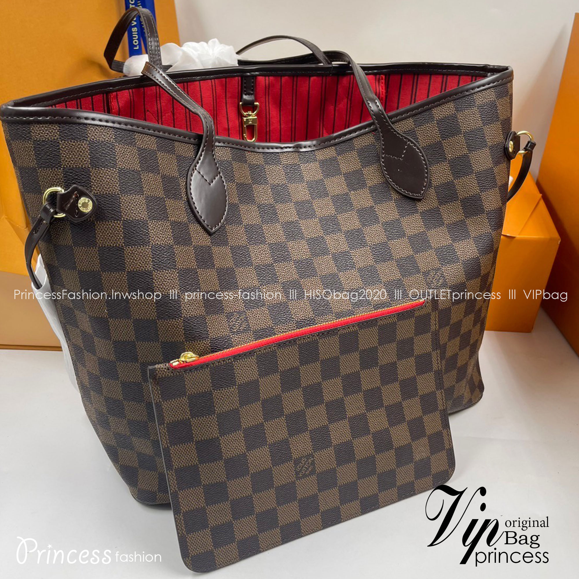 LV Neverfull GM Monogram 36cm / LV Shopping Bag พร้อมส่ง 4 สี **สินค้าเกรดออริจินอล 1:1 สลับแท้ ใช้งานต่างประเทศได้ งานสวยตามรูป ภาพถ่ายจากงานขายจริง