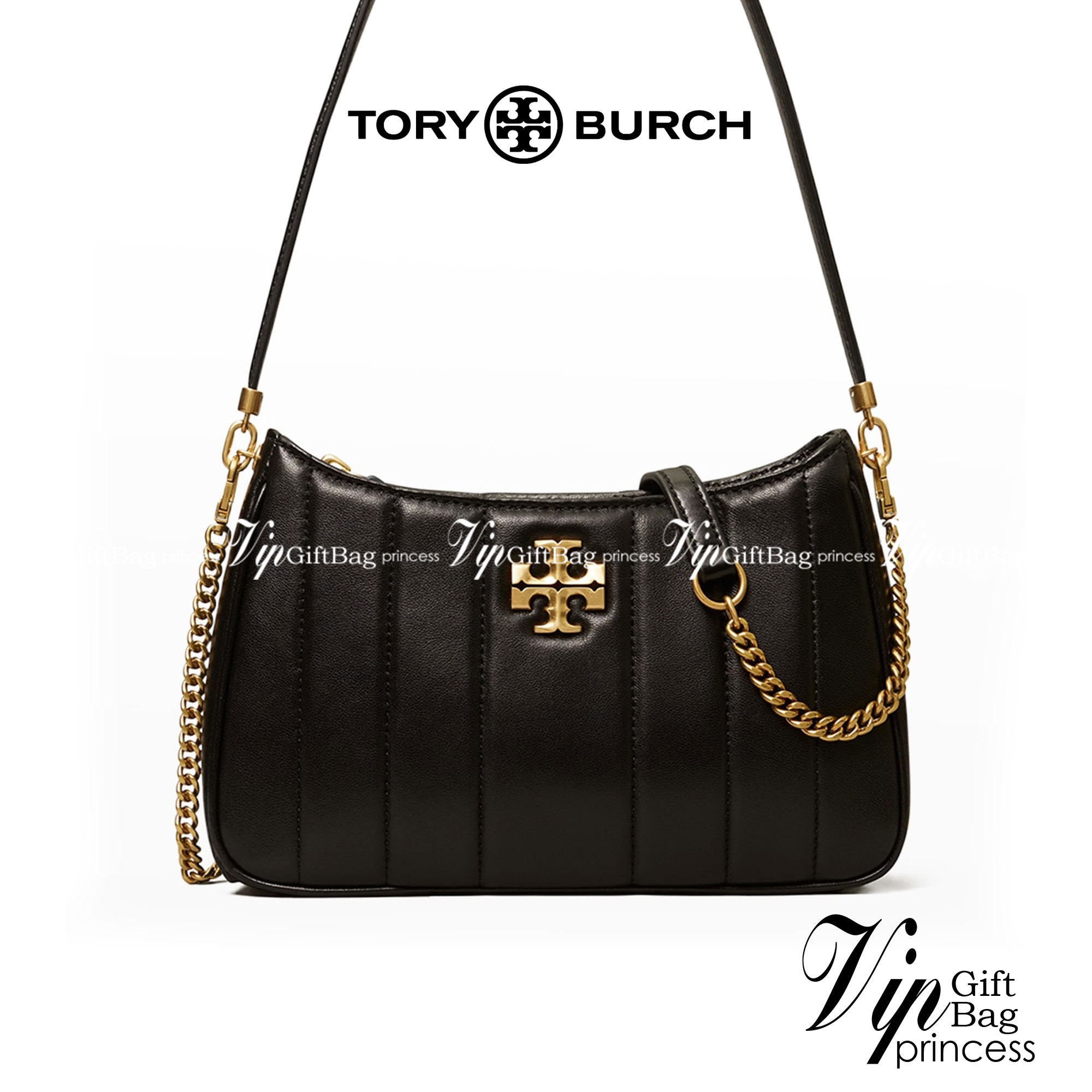 TORY BURCH KIRA MINI BAG กระเป๋าสะพายทรงพอช ง่ายต่อชีวิต!! ดีไซน์บุนวม เส้นคมสวยหรู วัสดุหนังแกะ สัมผัสดีงาม นิ่มมือ เปิด-ปิดด้วยซิป ภายในเป็นช่องโล่ง มีช่องใส่บัตร ใส่ของสำคัญได้ครบถ้วน มาพร้อมสายคล้องไหล่ในตัว และสายสะพายครอส ปรับได้ตามสะดวก ใบจริงสวยคม