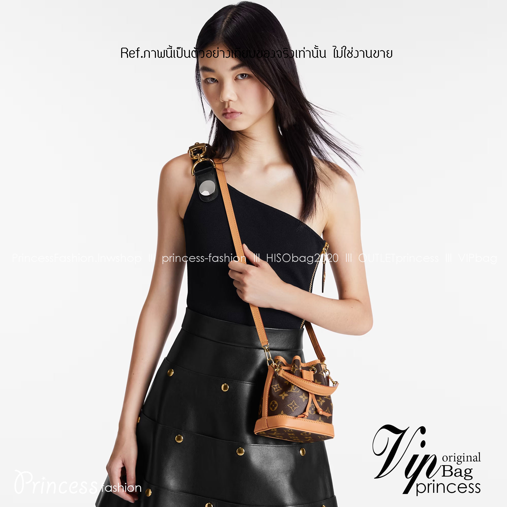 LV Nano Noe Monogram Bag / LV Bag พร้อมส่ง กระเป๋าสะพายข้างไซส์มินิ วัสดุหนังแคนวาส รุ่นยอดนิยม มีน้ำหนักเบา