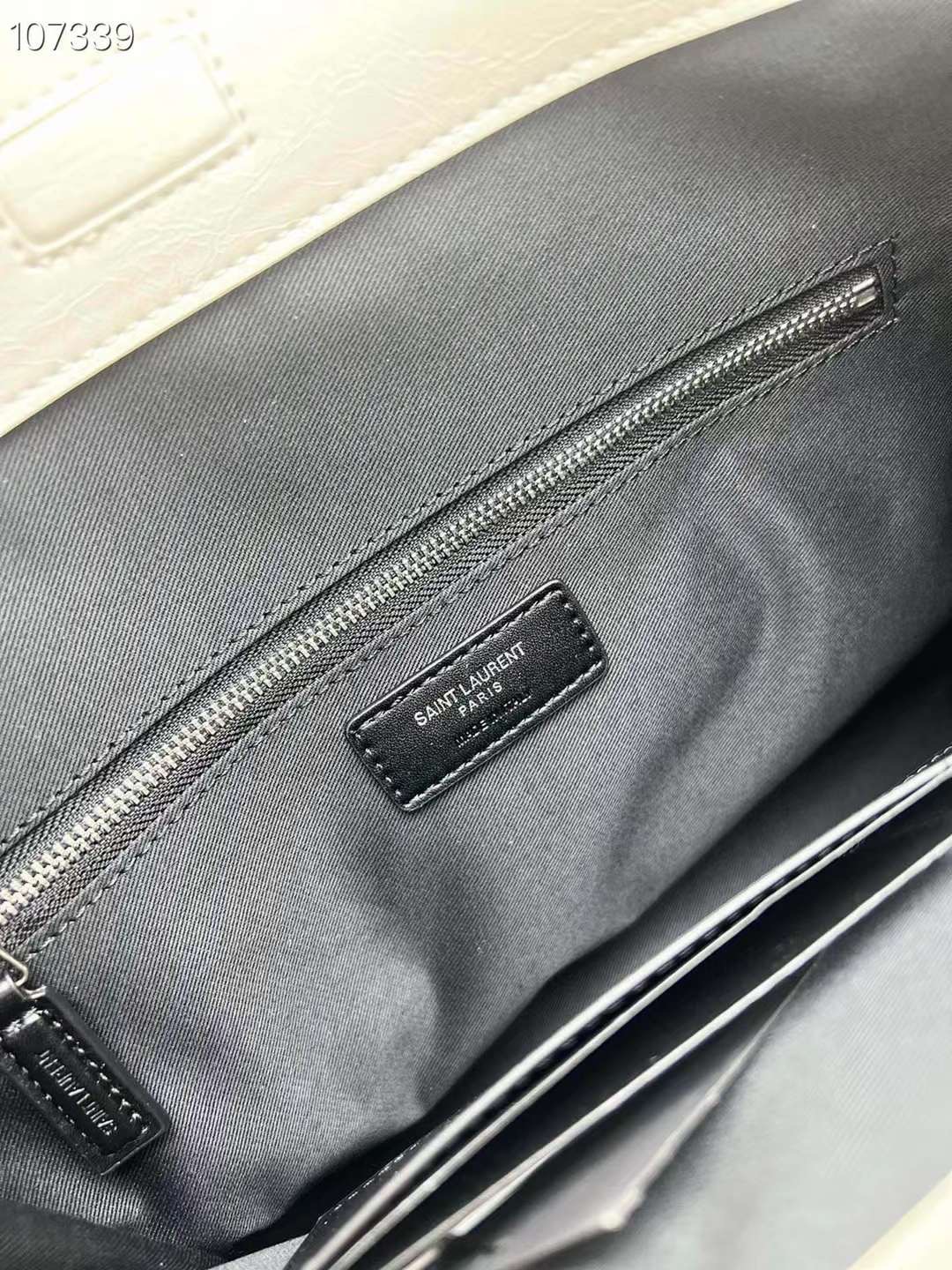 YSL NIKI SHOPPING IN VINTAGE LEATHER 32cm / YSL TOTE BAG กระเป๋าสะพาย เกรดหนังเงาสวยเต็มใบ เกรดออริ 1:1 ใช้งานต่างประเทศได้