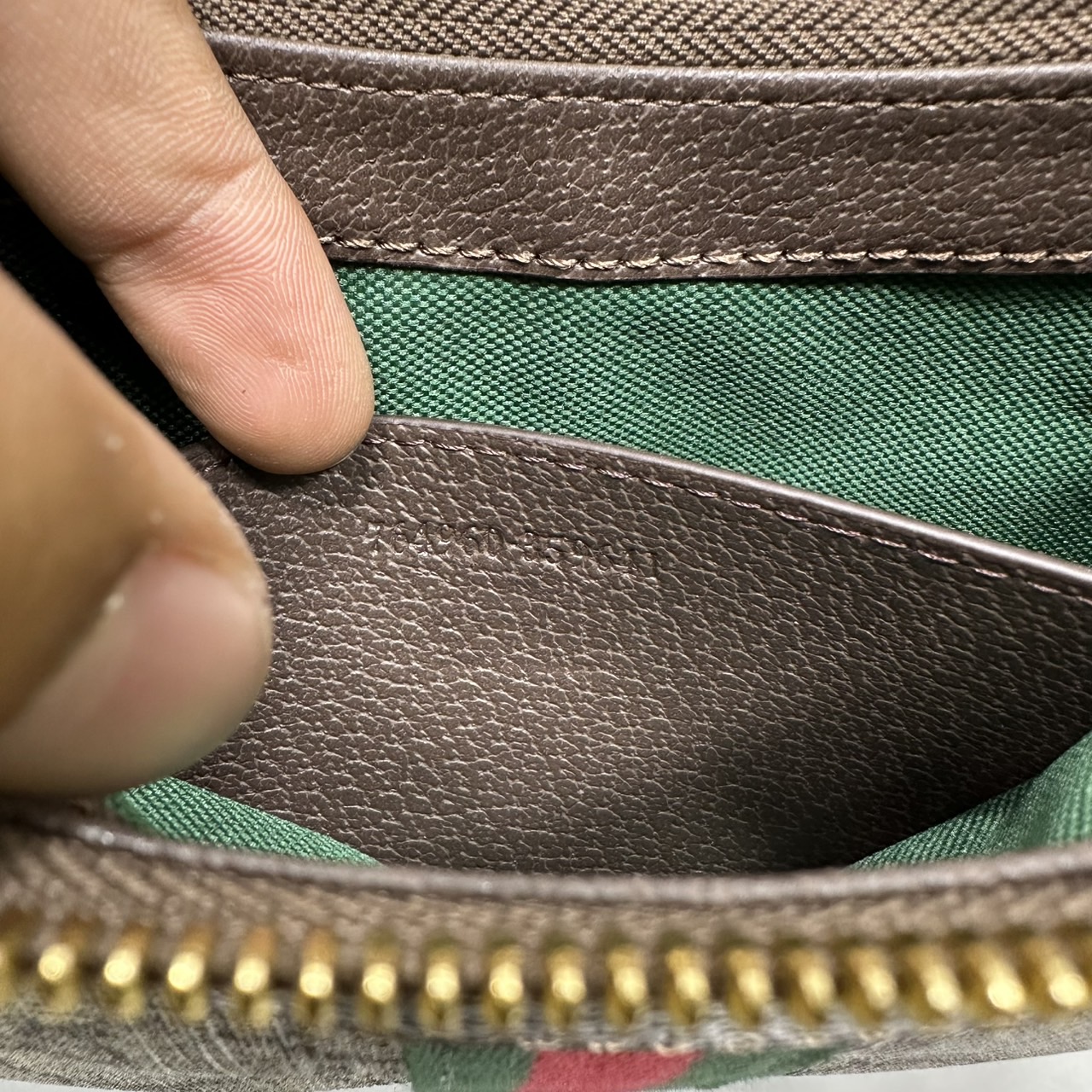 8" ORI หนังแท้ | Gucci Ophidia mini shoulder bag GG Monogram Double G / Gucci Hobo Bag กระเป๋าสะพายทรงโฮโบขนาดมินิ