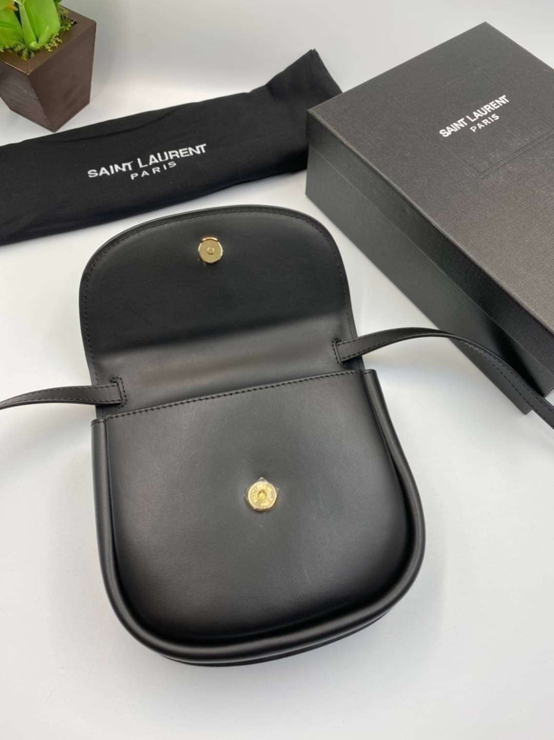 VIP 】หนังแท้ YSL SAINT LAURENT BORSA SATCHEL KAIA PICCOLA IN MORBIDA PELLE พร้อมส่งที่ไทย