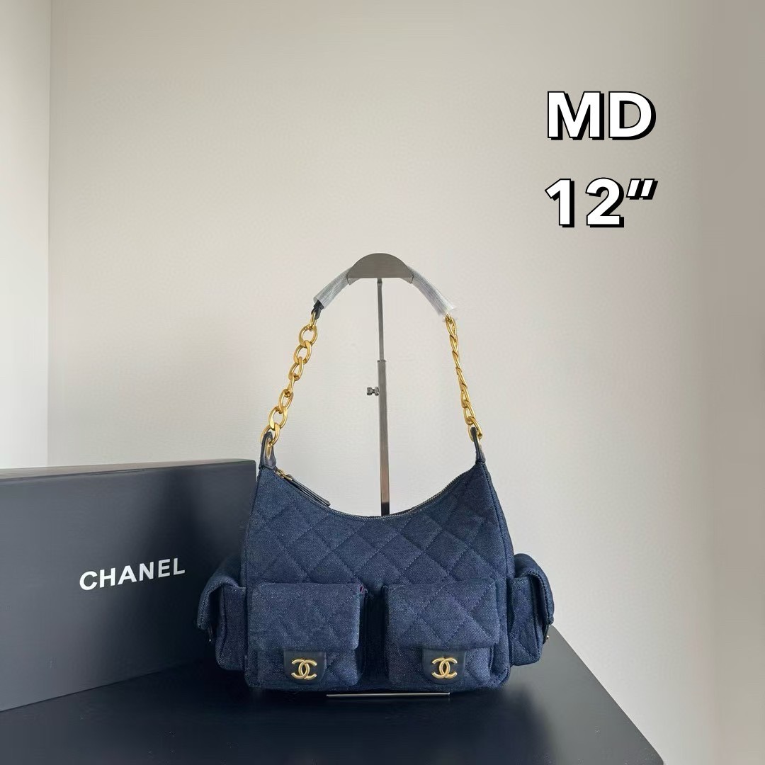 CHANEL 25C Hobo Bag ใหม่ล่าสุดก่อนใคร กับกระเป๋าสะพายทรงโฮโบรูปทรงสวยคลาสสิค ใช้งานได้ง่าย ทุกลุค ทุกสไตล์