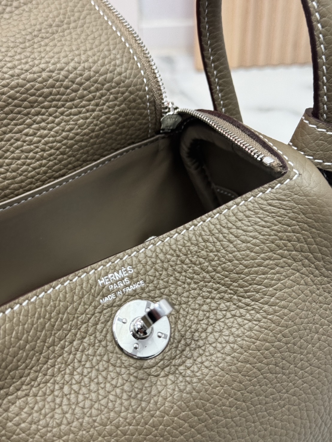 ORI หนังแท้ | HERMES lindy 19cm กระเป๋าสะพาย นิยามความหรูหราระดับมาสเตอร์พีช 🤍 สินค้าเกรดออริจินอล หนังแท้