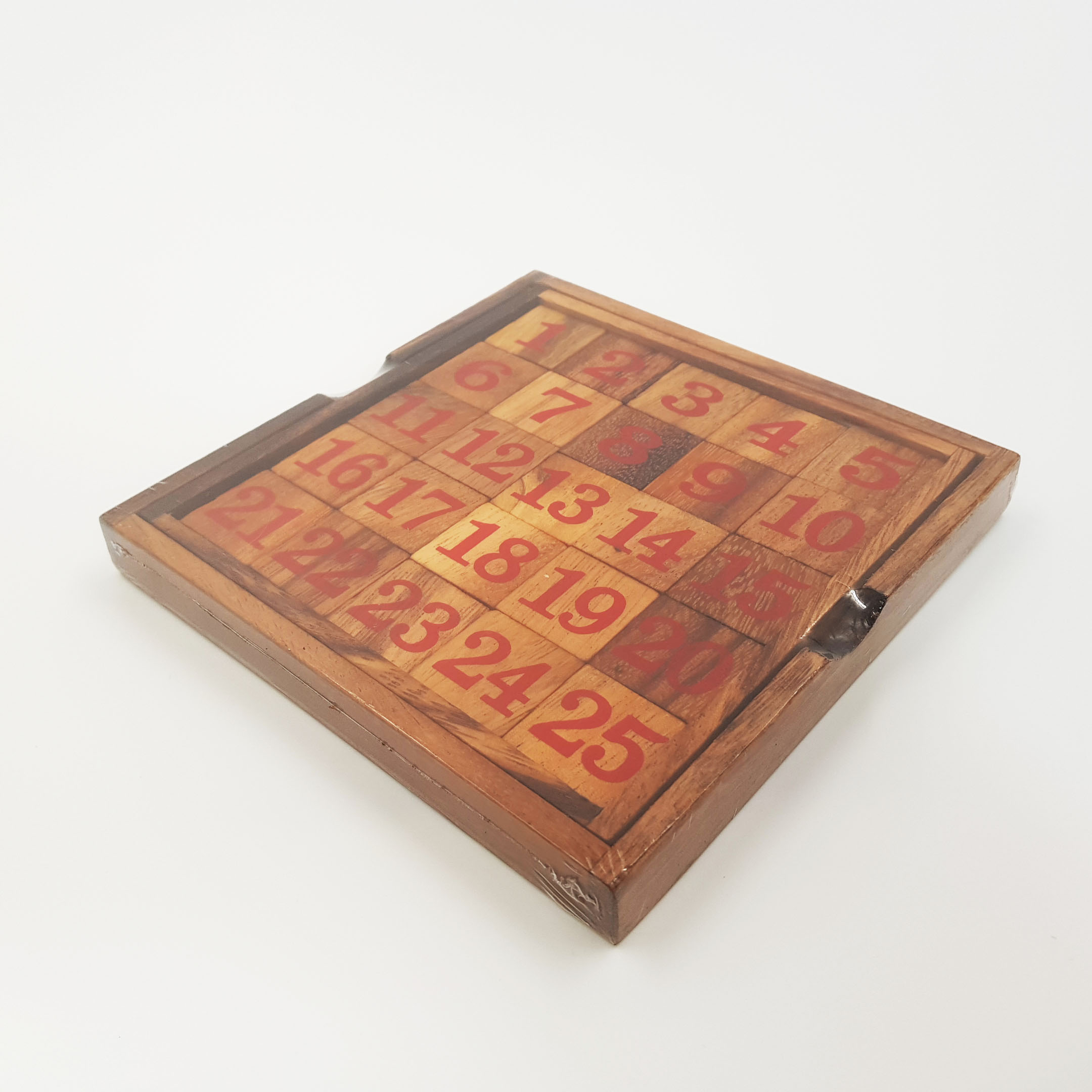 เกมแก้ปริศนาเลื่อนตัวเลขไม้ บล็อกตัวต่อไม้ เกมขยับตัวเลขไม้