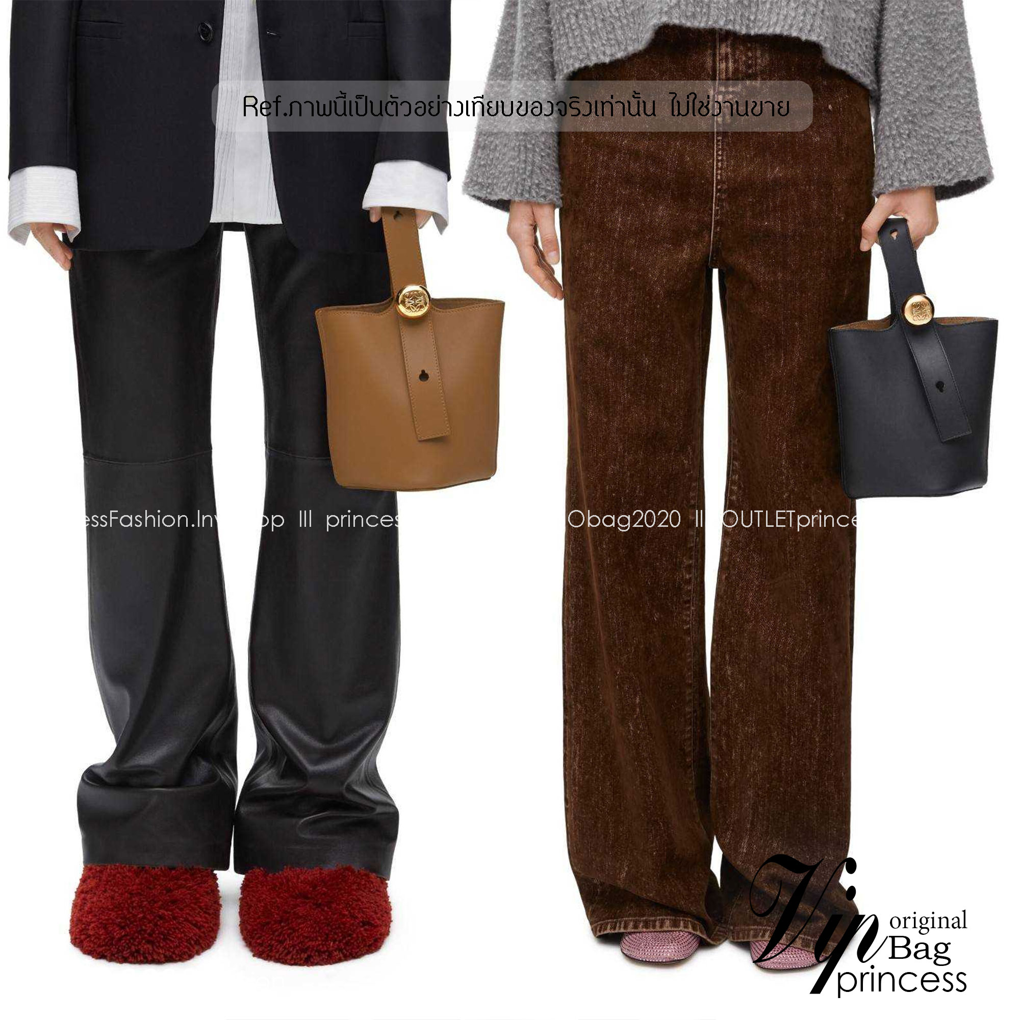 LOEWE MINI PEPBLE BUCKET IN MELLOW กระเป๋าทรงบัคเก็ต รูปทรงสวยใช้งานง่าย กิมมิคหรูหราสุดๆ