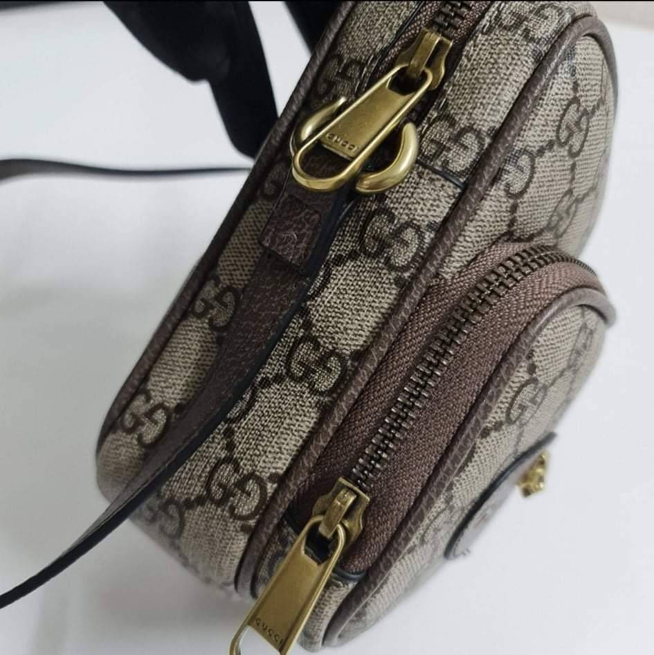 หนังแท้ GUCCI Neo Vintage mini bag / GG Mini Crossbody bag กระเป๋าสะพายข้างใบเล็ก ใช้ได้ทั้งชาย/หญิง งานหนังแท้ทั้งใบ ออริจินอลเกรด ภาพสินค้าถ่ายจากงานขายจริง ใช้งานต่างประเทศได้ค่ะ