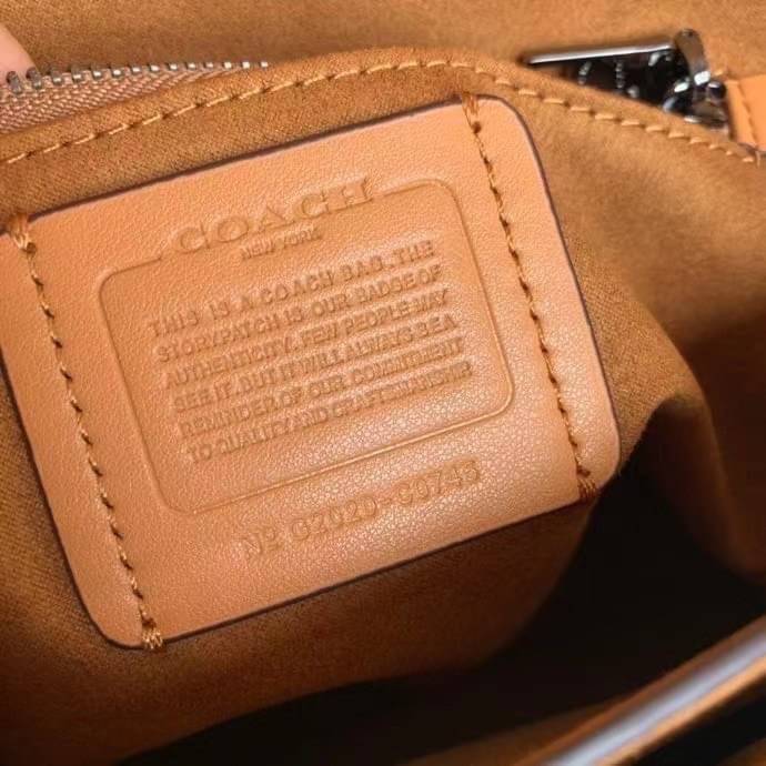 COACH 0745 Printed coated canvas and glovetanned leather