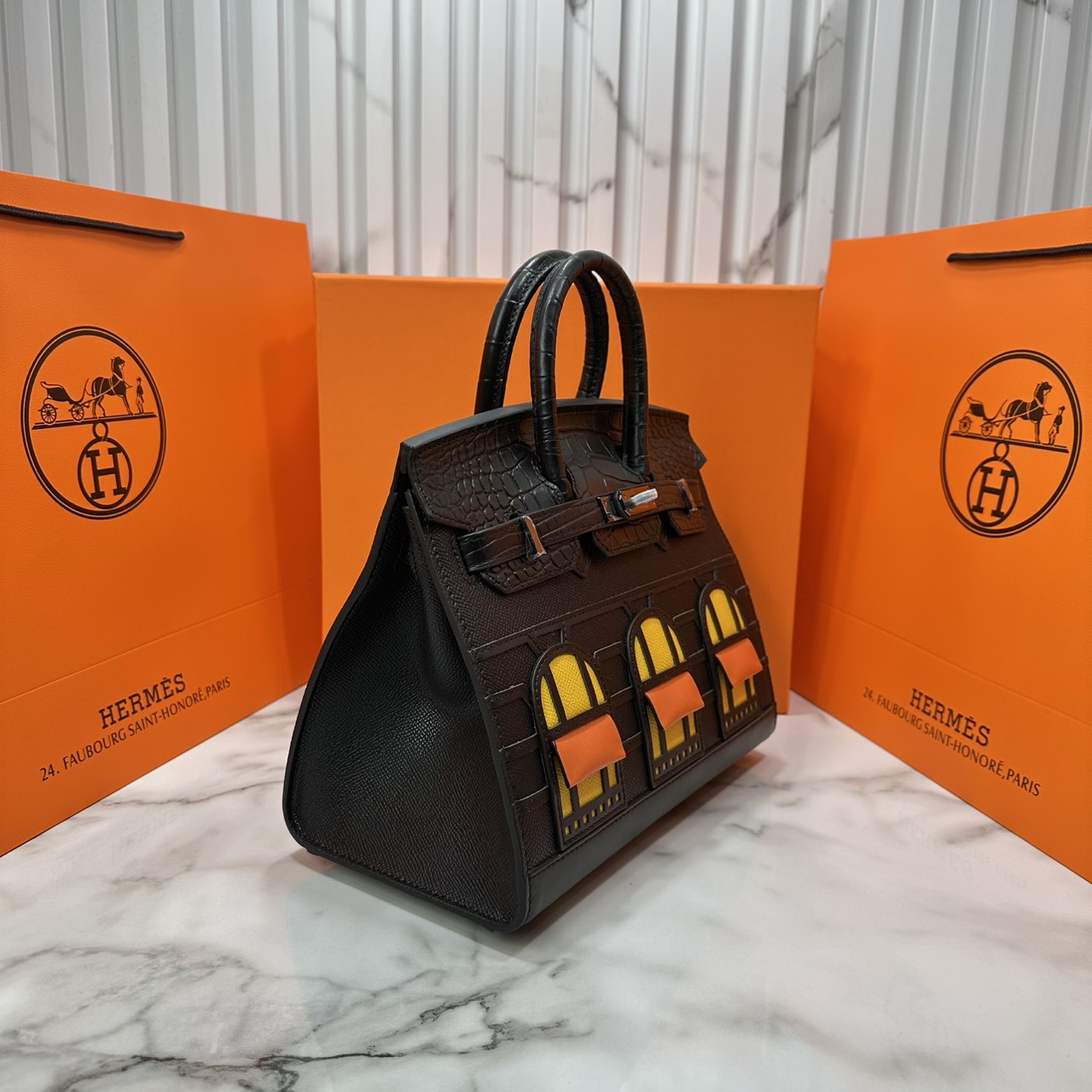 ORI หนังแท้ | Hermes Birkin Bag Faubourg 25cm รุ่นลิมิเต็ด กระเป๋าสะพายที่สุดแห่งหรูหราลัคชู นิยามของความสง่างามเหนือกาลเวลา แบรนด์เนมในฝัน งดงามดั่งเจ้าหญิง