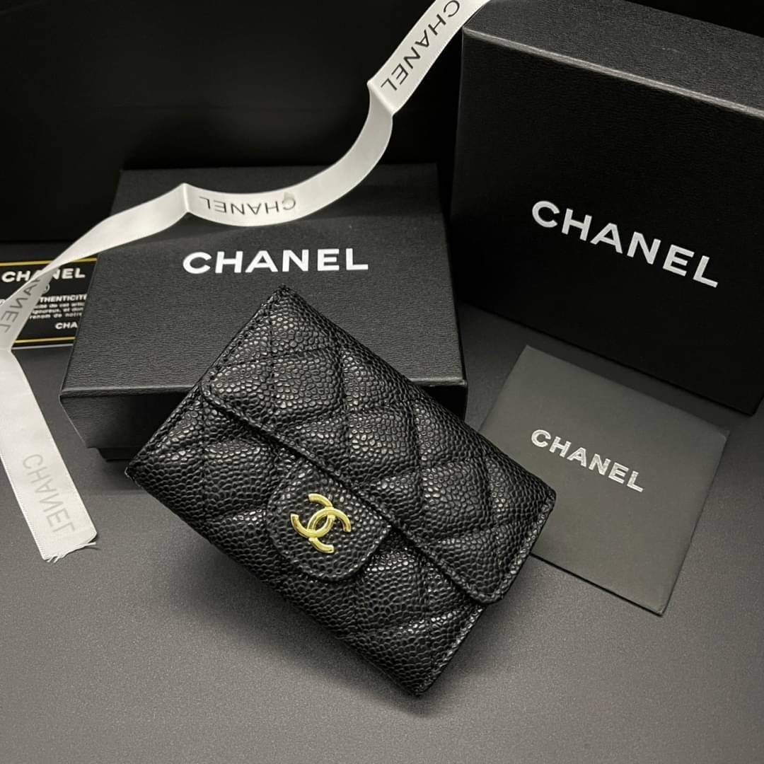Chanel Wallet / Chanel Card Holder / Chanel Coin กระเป๋าสตางค์ชาแนลใบสั้น กระเป๋าใส่บัตร ใส่เหรียญ ภายในตามรูป เกรดออริจินอล ภาพถ่ายจากงานขายจริง ใช้งานต่างประเทศได้