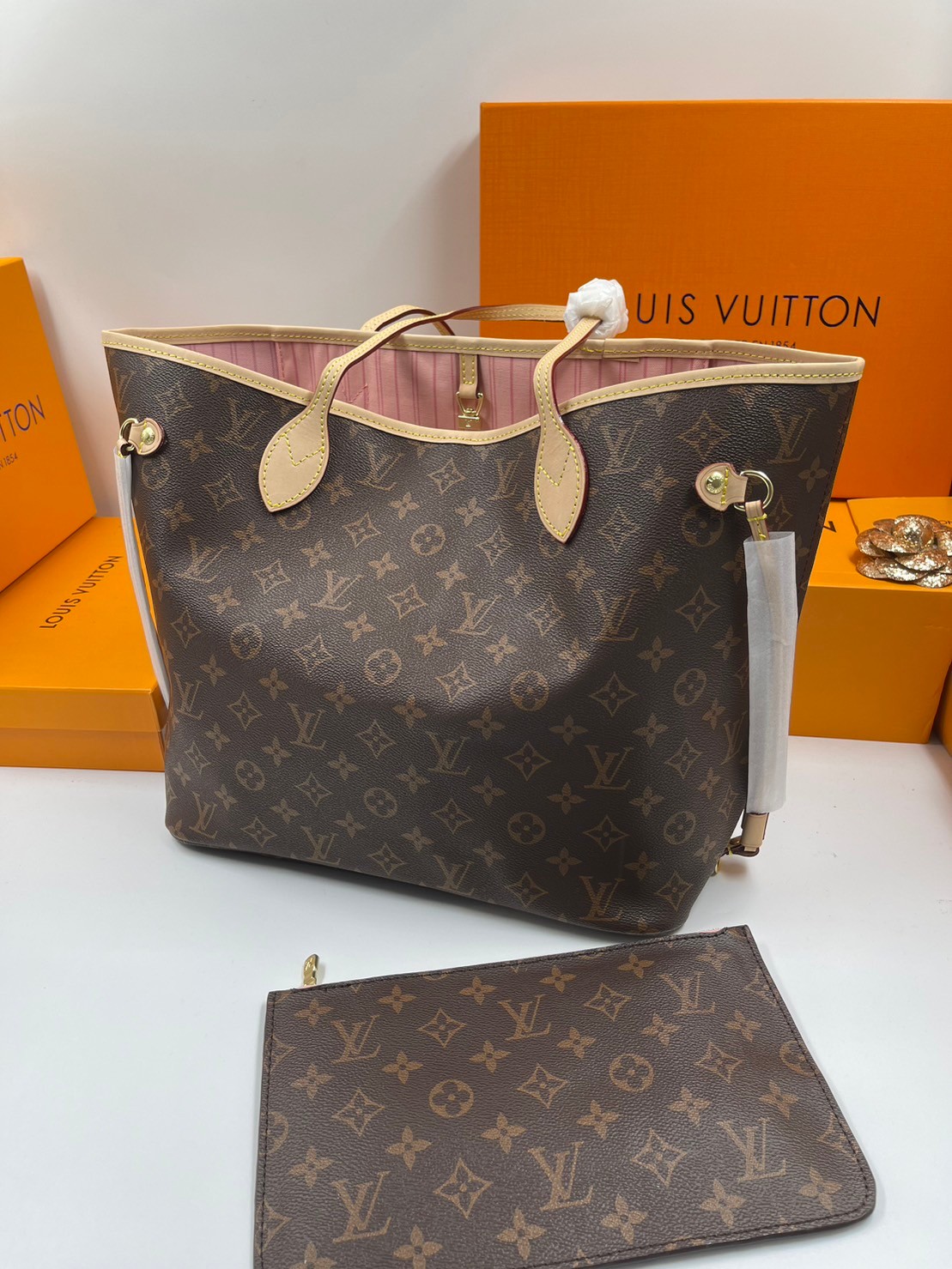 LV Neverfull GM Monogram 36cm / LV Shopping Bag พร้อมส่ง 4 สี **สินค้าเกรดออริจินอล 1:1 สลับแท้ ใช้งานต่างประเทศได้