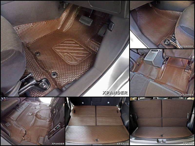 กระดุมเม็ดเล็กรีดขอบ XPANDER สีน้ำตาลช็อคโกแลต เต็มคัน