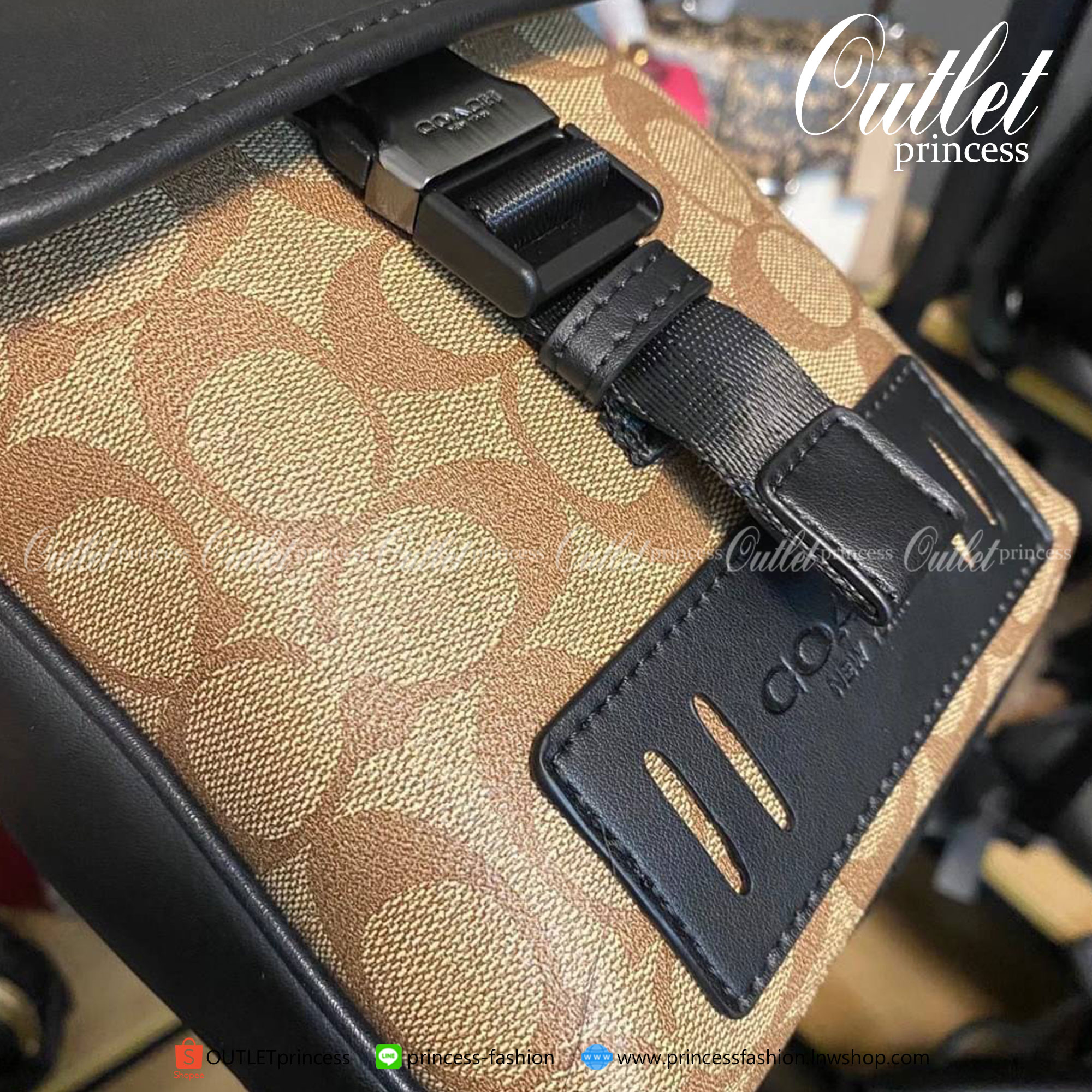 ของแท้ 100% Coach RANGER CROSSBODY IN SIGNATURE CANVAS