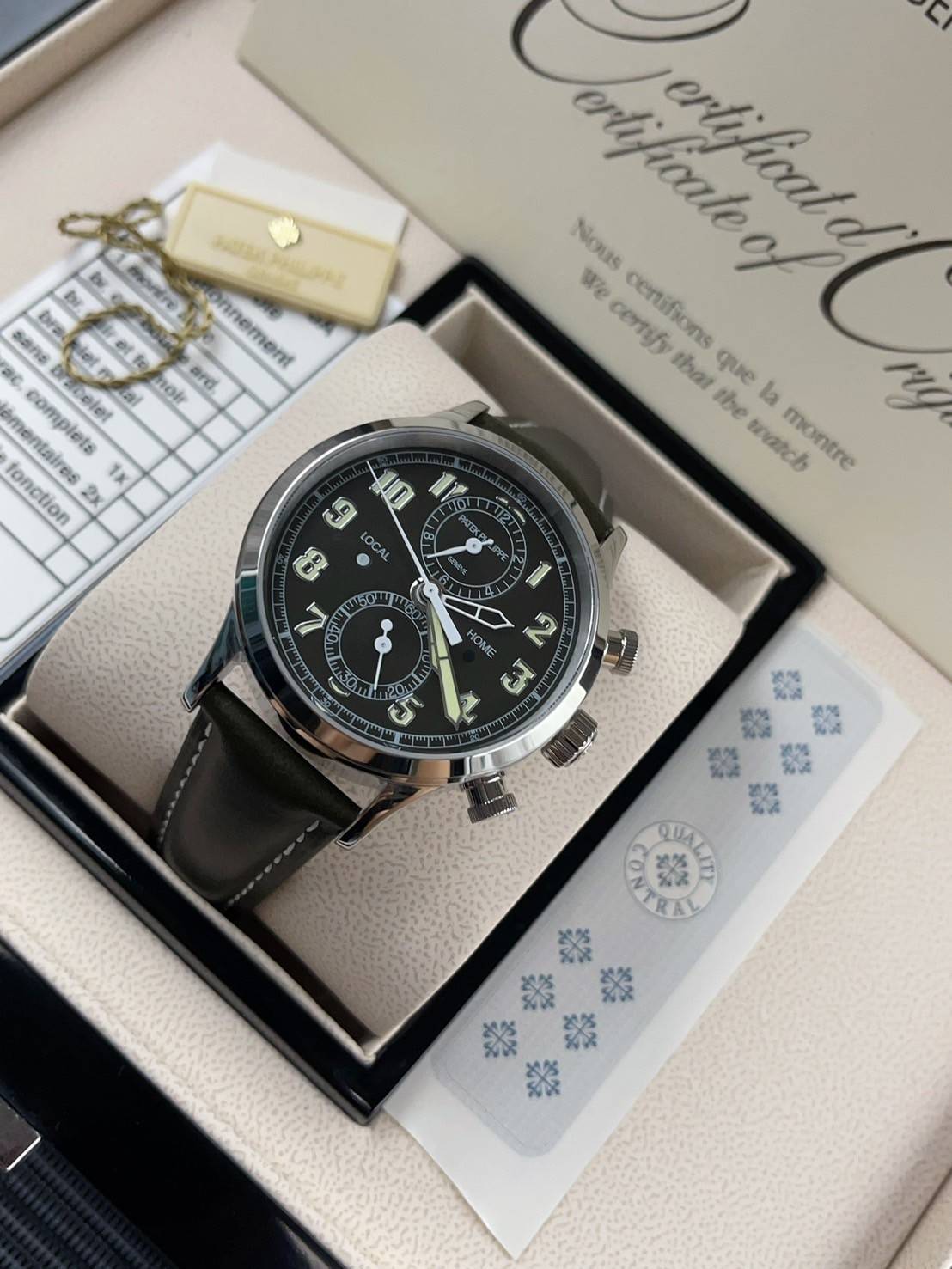 VIP ORI | นาฬิกาปาเต๊ะ สลับแท้ เกรดเทพ Patek_ppf Swiss grade size 40mm 🤍 สินค้าเกรดวีไอพี งานดีสุด หนังแท้