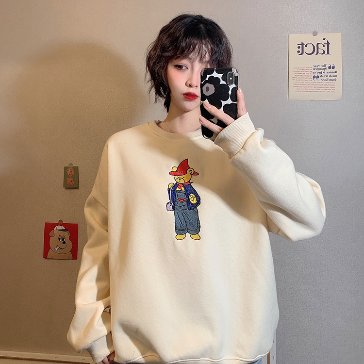 พร้อมส่ง 🌞 Cute bear sweater สเวตเตอร์ลายหมีสุดน่ารัก