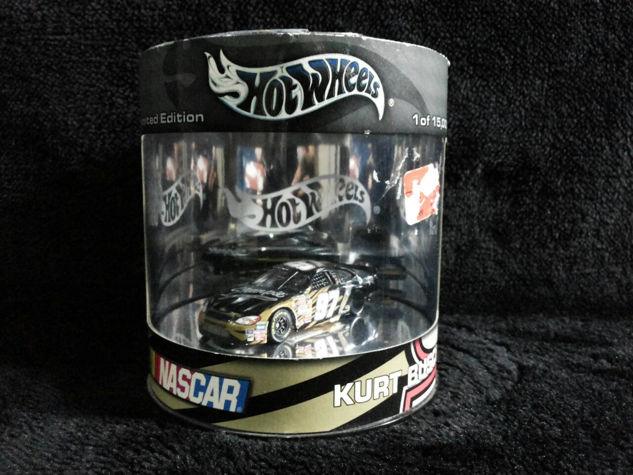 รถเหล็ก HOT WHEELS NASCAR 1:64 KURT BUSCH 97 LIMITED EDITION 1 OF 15,000 GOODYEAR EAGLE OIL CAN