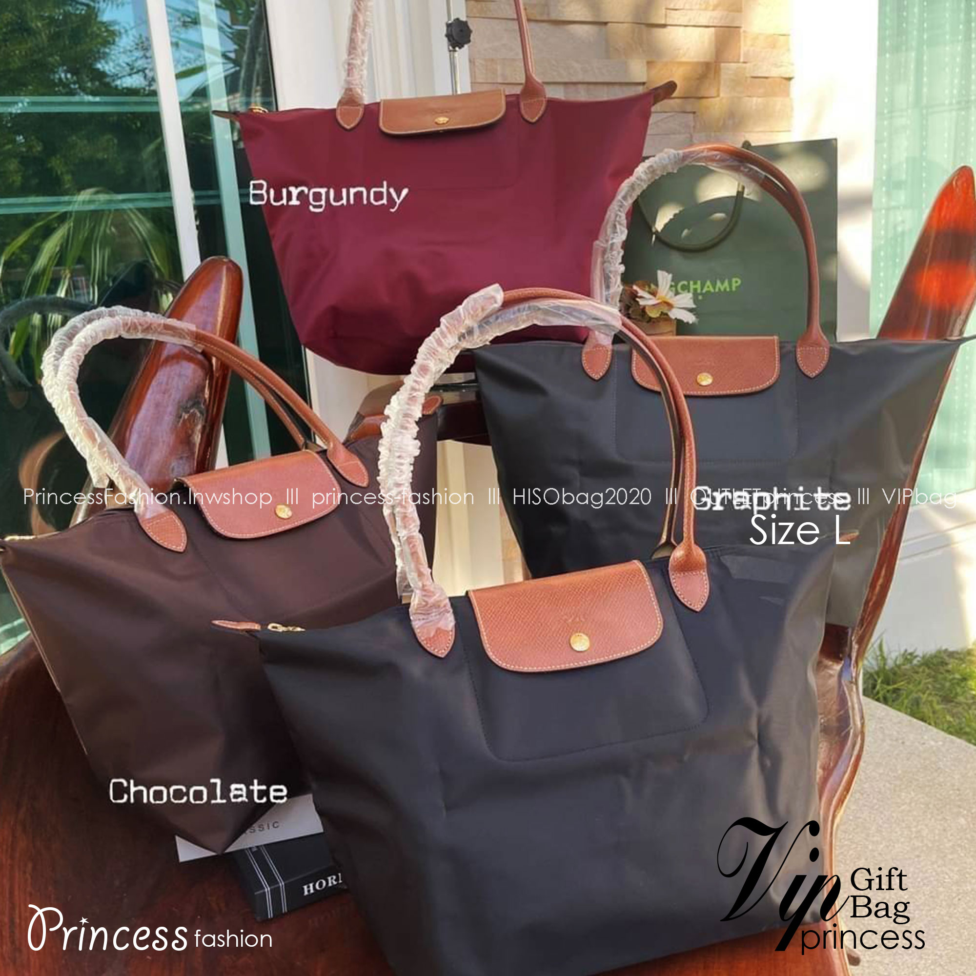 LONGCHAMP LE PLIAGE ORIGINAL SHOULDER BAG L (หูยาว ฝาน้ำตาล) กระเป๋าสะพายไหล่ รุ่น Original มีเอกลักษณ์อันโดดเด่นของรุ่นไอคอนนิค