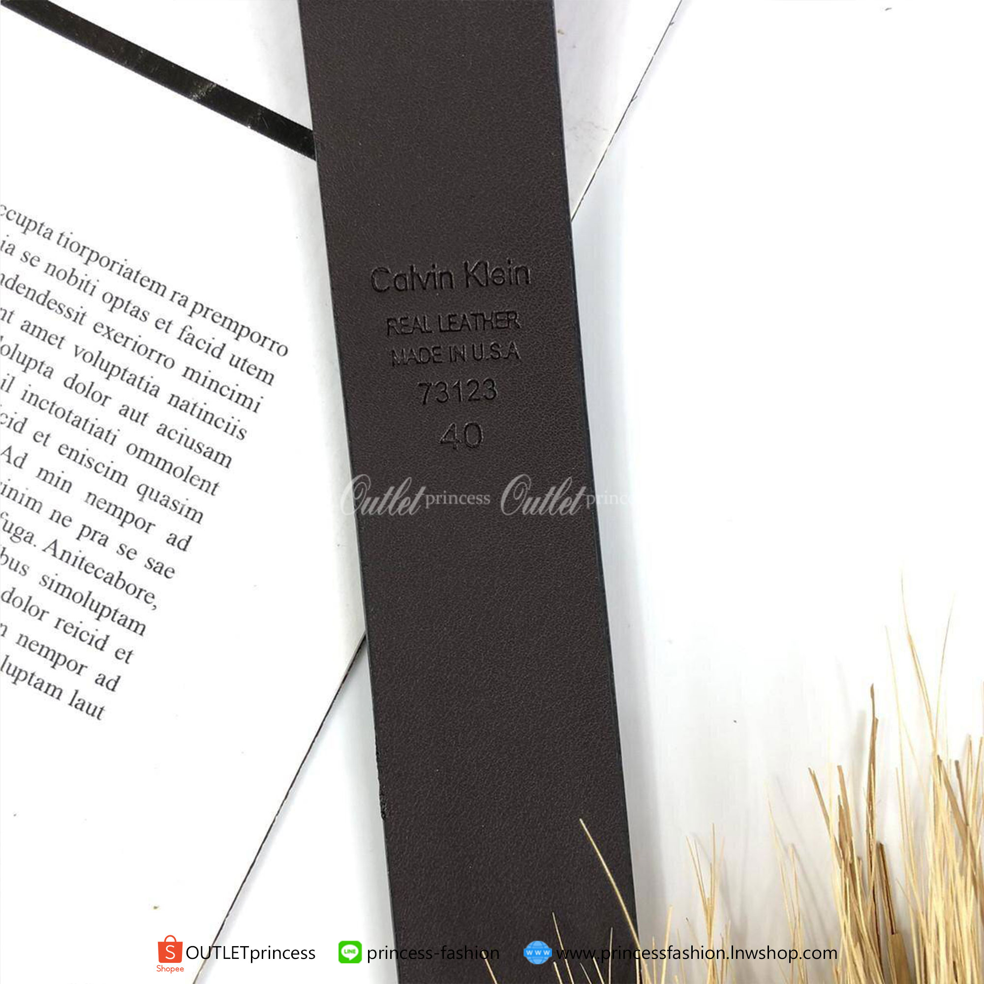 ของแท้ 100% Calvin Klein Leather Belt & Wallet Set เซตสุดคุ้ม ซื้อ 1 ได้ ถึง 3 จะมอบเป็นของขวัญหรือใช้เองก็แนะนำเลยค่าา สีดำ