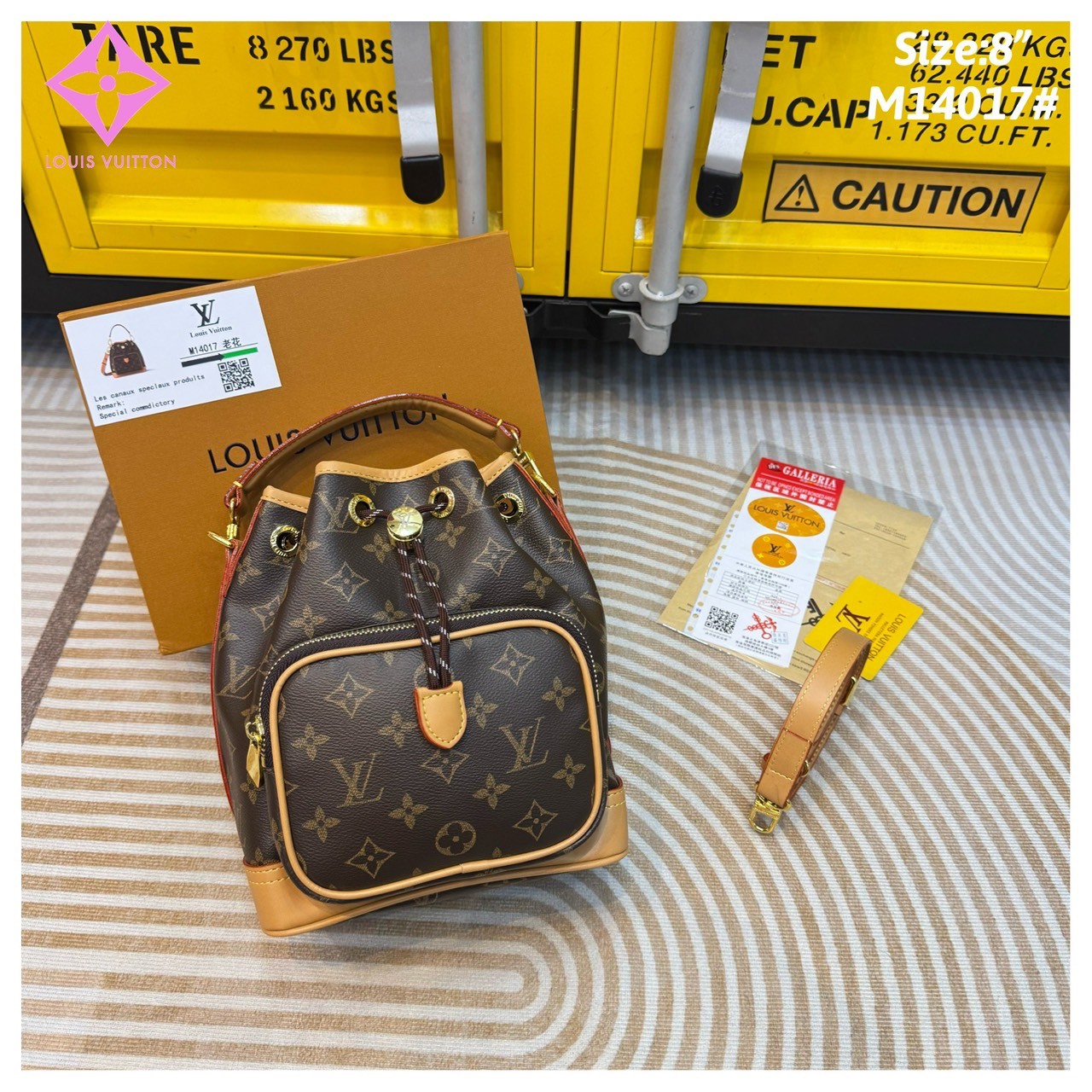 LV Noe Cargo bag / LV Bucket Bag กระเป๋าทรงบัคเก็ตใหม่ล่าสุด กระแสคาร์โก้มาแรงสุดๆ โดดเด่นเป็นเอกลักษณ์ด้วยลายพิมพ์โมโนแกรม รูดเปิด-ปิดปากกระเป๋าด้วยเชือกร้อยตกแต่งโลโก้อะไหล่ทองหรูหรา