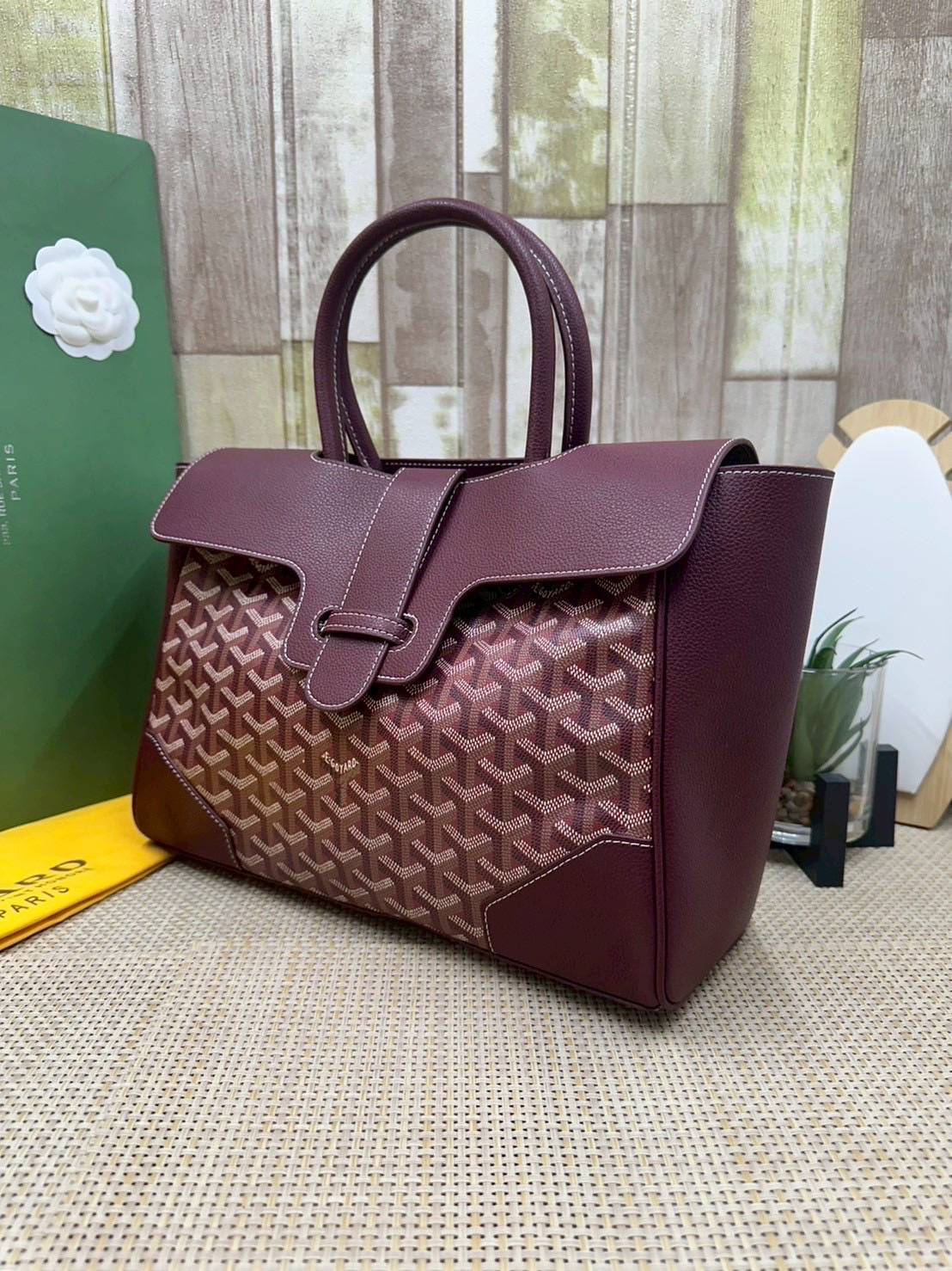5 สี ORI หนังแท้ | Goyard Saigon Tote Bag กระเป๋าสะพายทรงโท้ท พร้อมหูจับใช้งานง่าย ภายในโล่งกว้าง หรูหราลงตัว