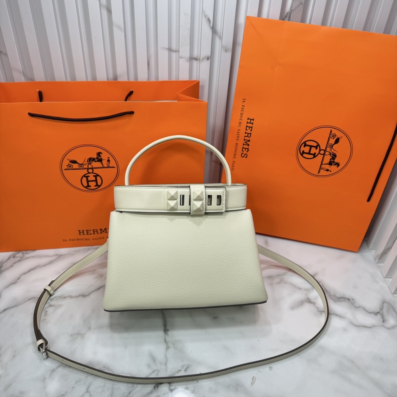 ORI หนังแท้ | Hermes Medor Bag กระเป๋าสะพายดีไซน์ใหม่ แบรนด์หรูระดับไฮคลาส หรูหรา ลัคชู