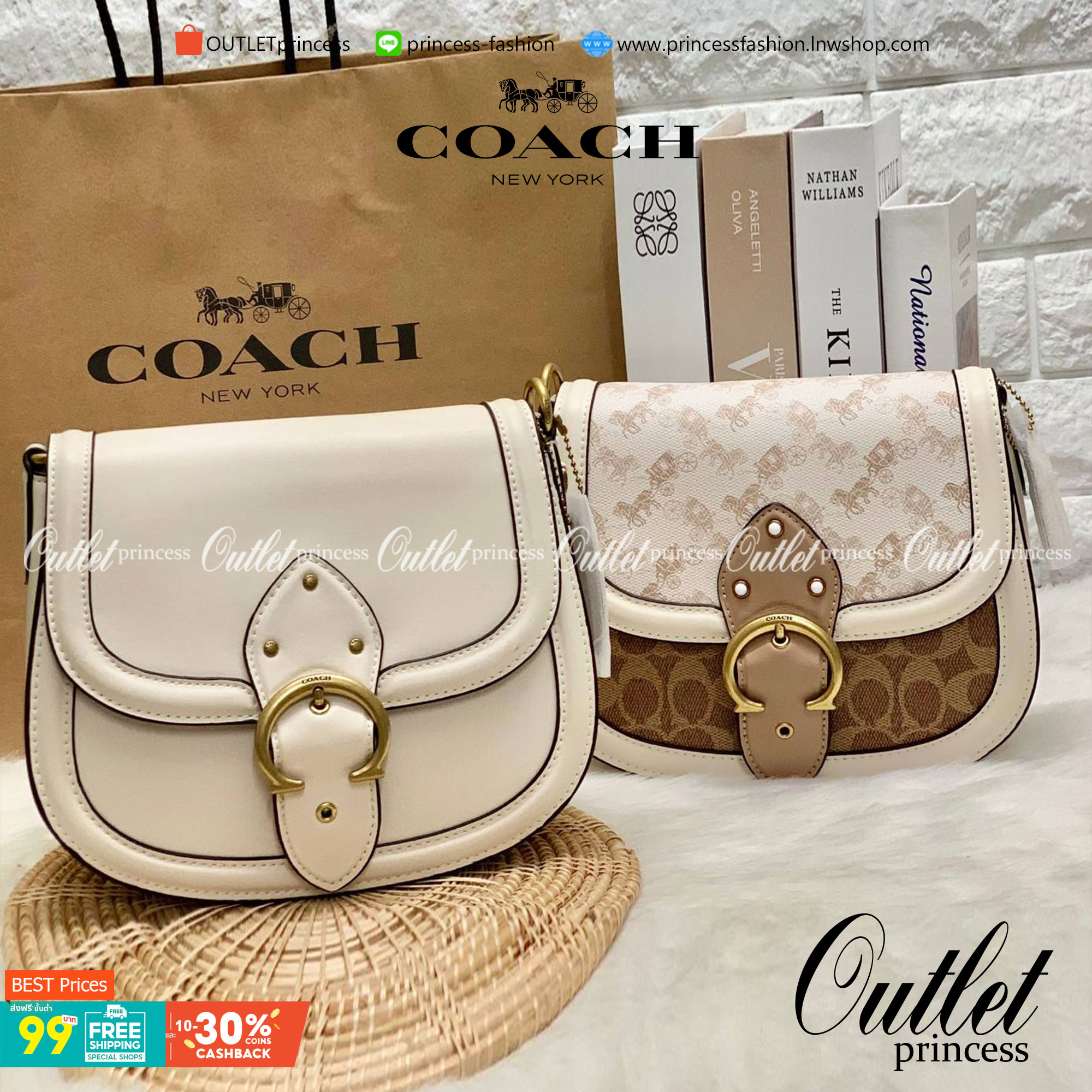 สวย หรู แถมสุดคุ้มกันเลยจร้าา💋 COACH BEAT SADDLE BAG ((C3837//C0749)) พร้อมส่งที่ไทยอีกครั้ง ห้ามพลาดค่าา!! กระเป๋าสะพายครอสบอดี้ร์ วัสดุหนังแท้ชั้นดีที่สุด! หนังสวย บวกกับอะไหล่แบรนด์ที่ดูเด่นคลาสสิคตรงด้านหน้าค่ะ เปิดปิดกระเป๋าแบบกดล็อค ภายในสาม