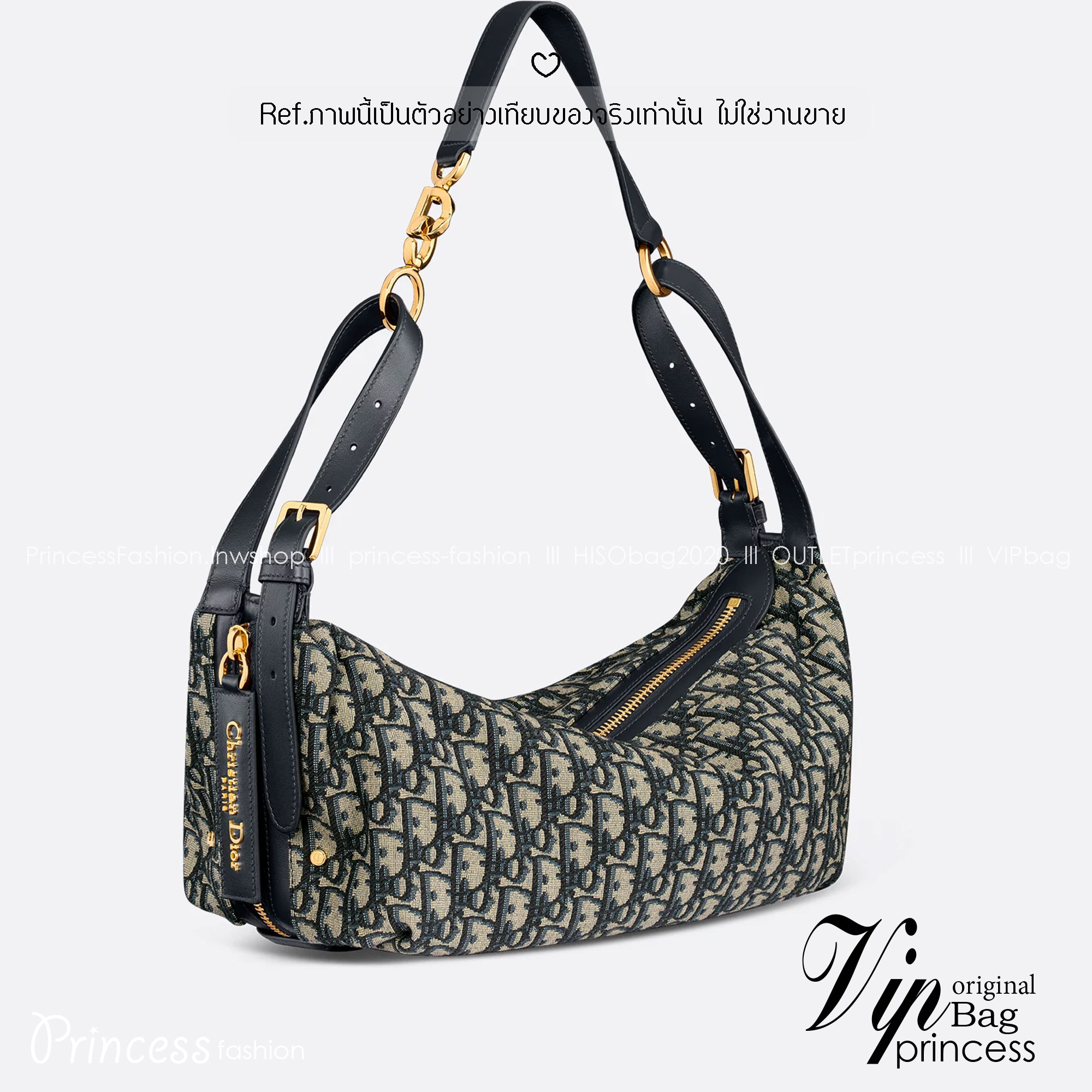 Dior Medium D-Journey Bag 35cm กระเป๋าสะพายนิยามใหม่ดีไซน์ทันสมัย โดดเด่นด้วยรูปทรงโฮโบที่มาพร้อมกับดีไซน์ที่นุ่มนวลและทันสมัย ดีเทลดูดีมีกิมมิคในตัว ภายในโล่งกว้าง