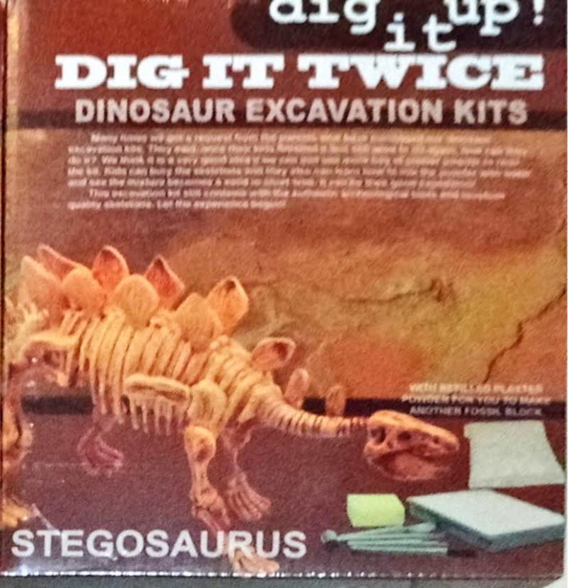 ชุดขุดฟอสซิลDig it Twice (แบบเล่นสองรอบ ขุดแล้วนำมาประกอบเป็นโมเดลได้)