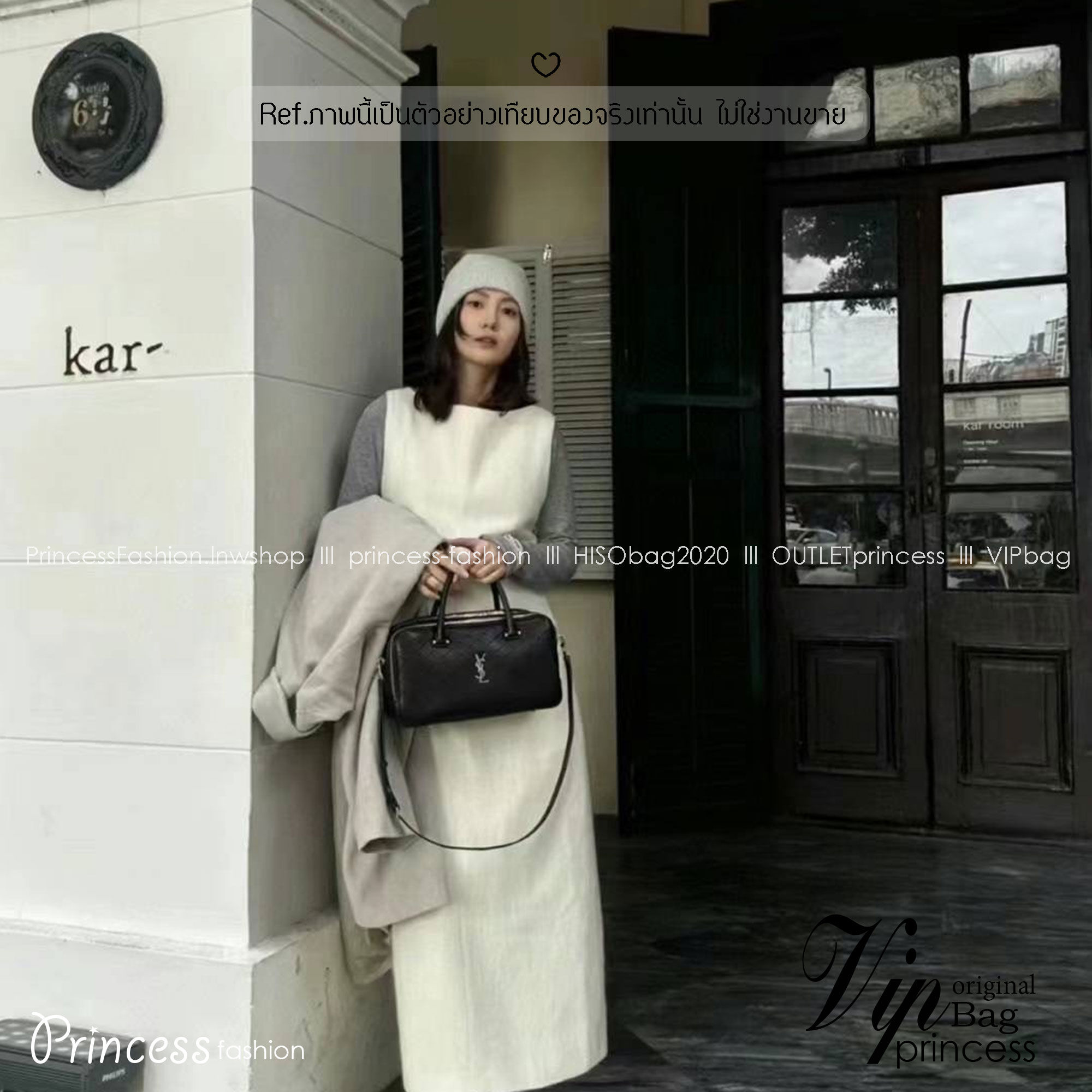 YSL Lyia Duffle Handbag in quilted leather / YSL Keepall กระเป๋าถือหรือสะพายจุของได้เยอะ งานหนังสวยเต็มใบดีไซส์เรียบหรูดูแพง 🧡เกรดออริ ใช้งานต่างประเทศได้