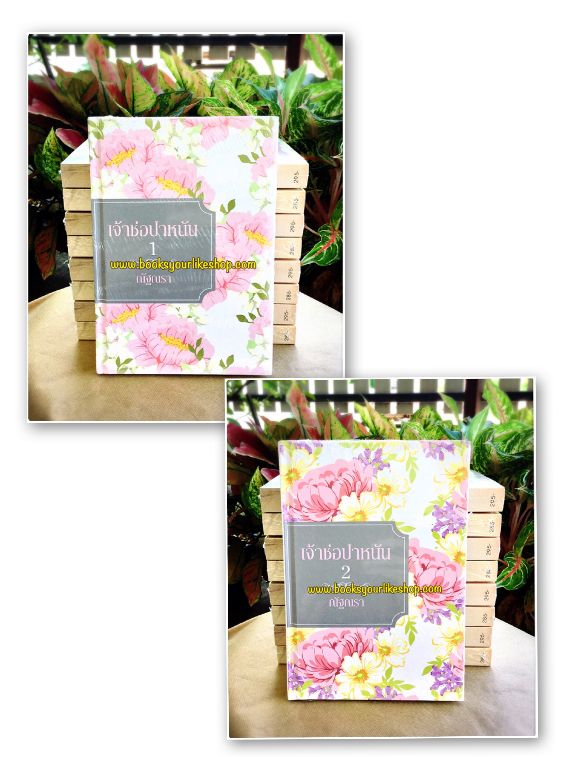 เจ้าช่อปาหนัน 2 เล่มจบ ปกแข็ง ,ผู้แต่งณัฐณรา,หนังสือใหม่,นิยายทำมือ