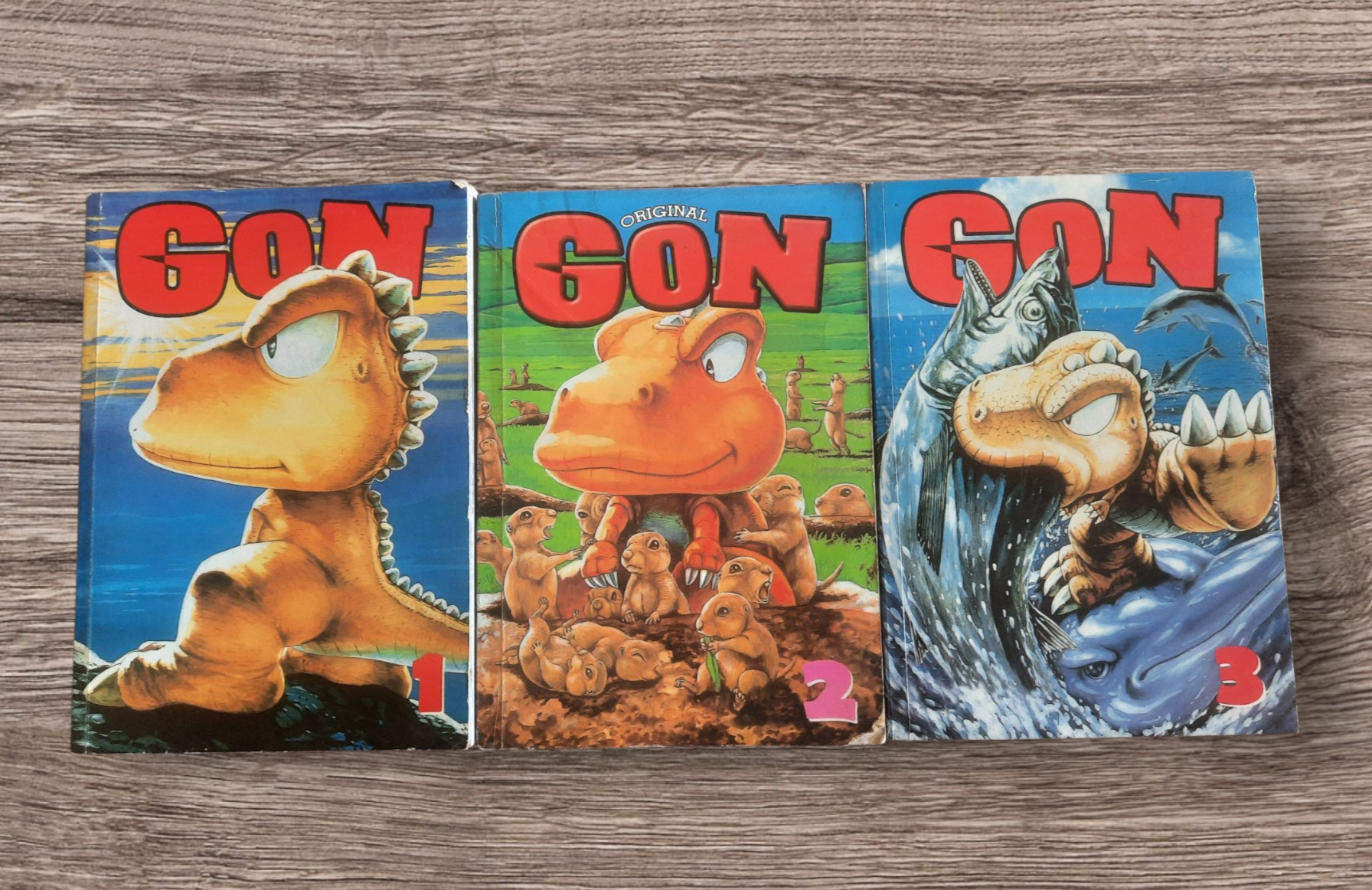 GON ครบชุด 3 เล่มจบ BIG BOOK (สภาพสะสม)