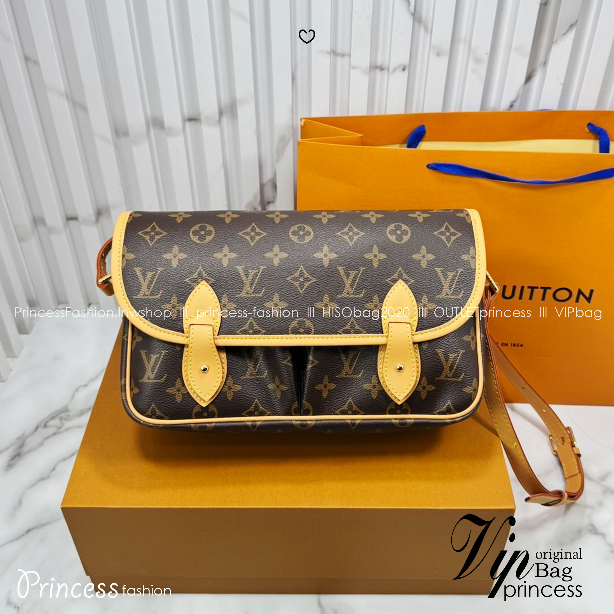 ORI หนังแท้ | LV Satchel Messenger Bag กระเป๋าสะพายทรงแมสเซนเจอร์ ดีไซน์วินเทจสุดไอคอนิกยุค'90s รังสรรค์จาก Monogram แคนวาส แต่งขอบหนัง ได้แรงบันดาลใจจากกระเป๋ารุ่น Gibecière ใช้งานในทุกวันกับทุกลุค
