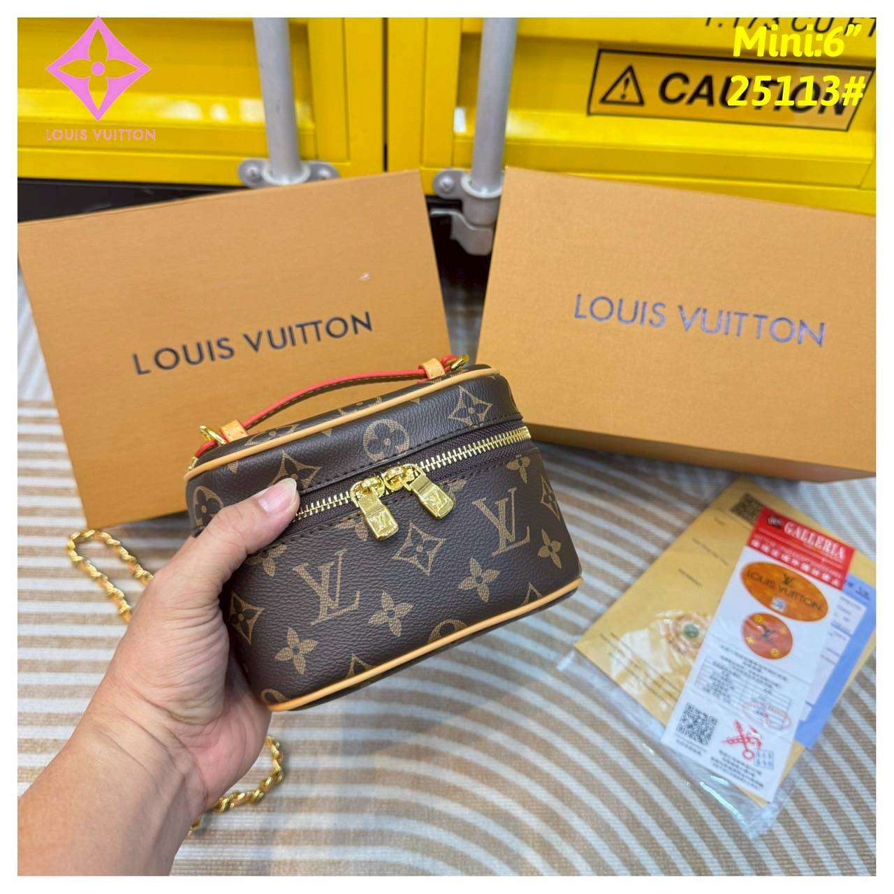 LV Nice Vanity Monogram Canvas กระเป๋าถือ/สะพายทรงกล่องสวยคลาสสิก น่ารักน่าใช้ เป็น everyday bag สะพายได้ทุกวัน ดีไซน์สวยโดดเด่น