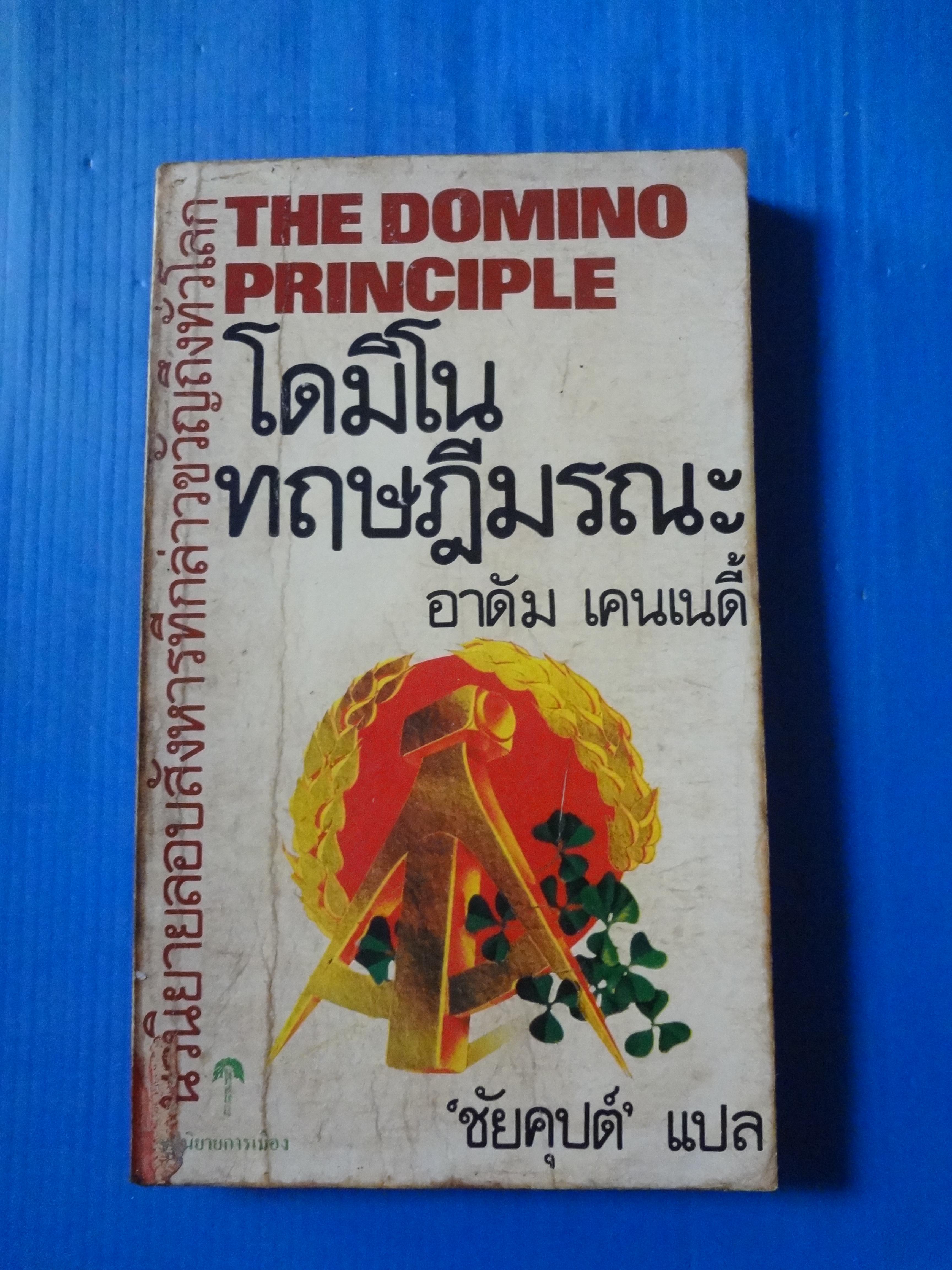 โดมิโน ทฤษฎีมรณะ The Domino Principle เขียนโดย อาดัม เคนเนดี้ แปลโดย ชัยคุปต์