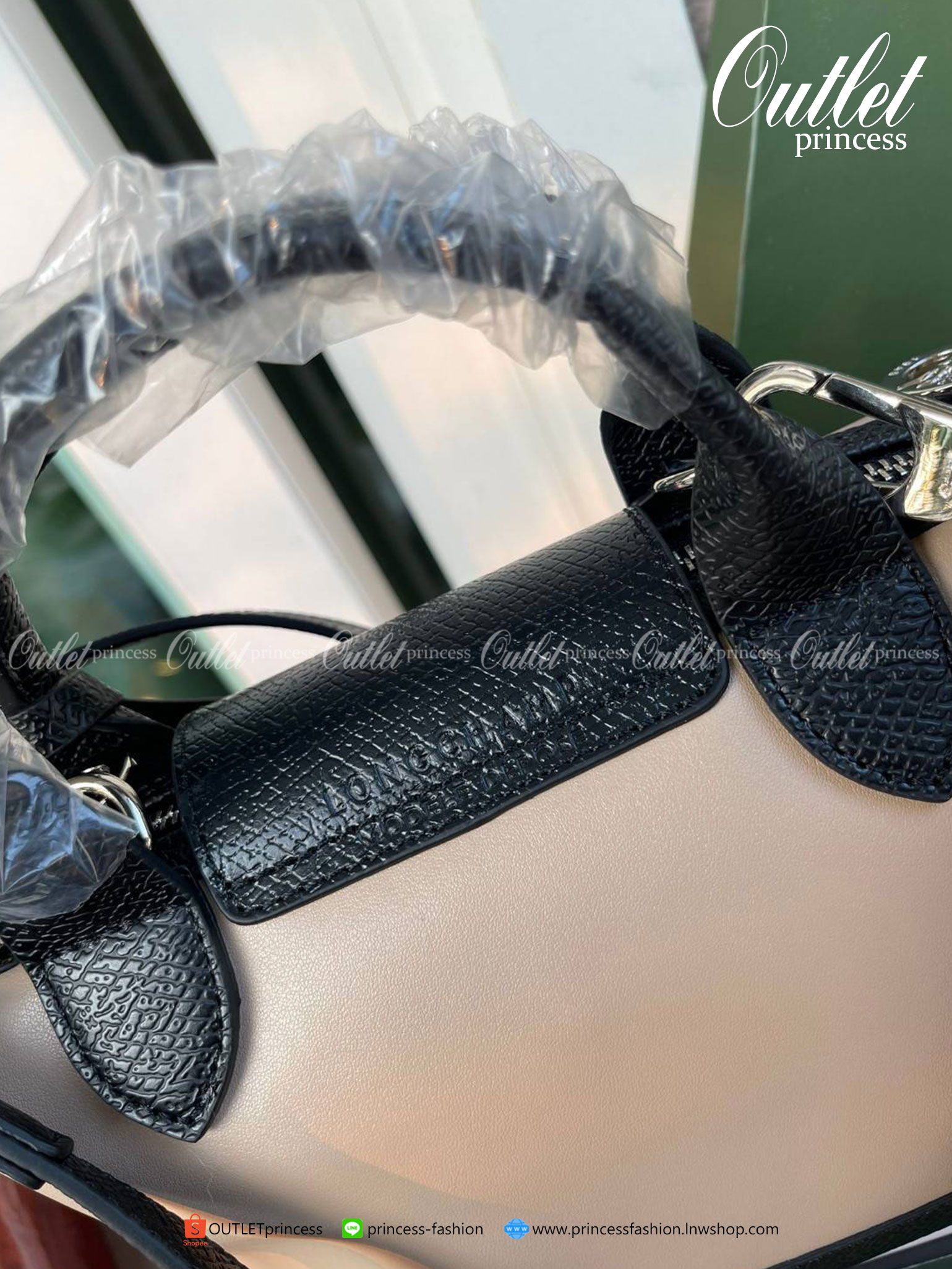 ของแท้ 100% Mini Size LONGCHAMP LE PLIAGE CUIR MAKE A WISH TOP HANDLE BAG XS