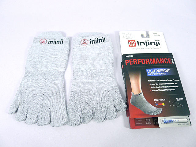 Injinji 2.0 Lightweight No-show - M/Hlth Grey