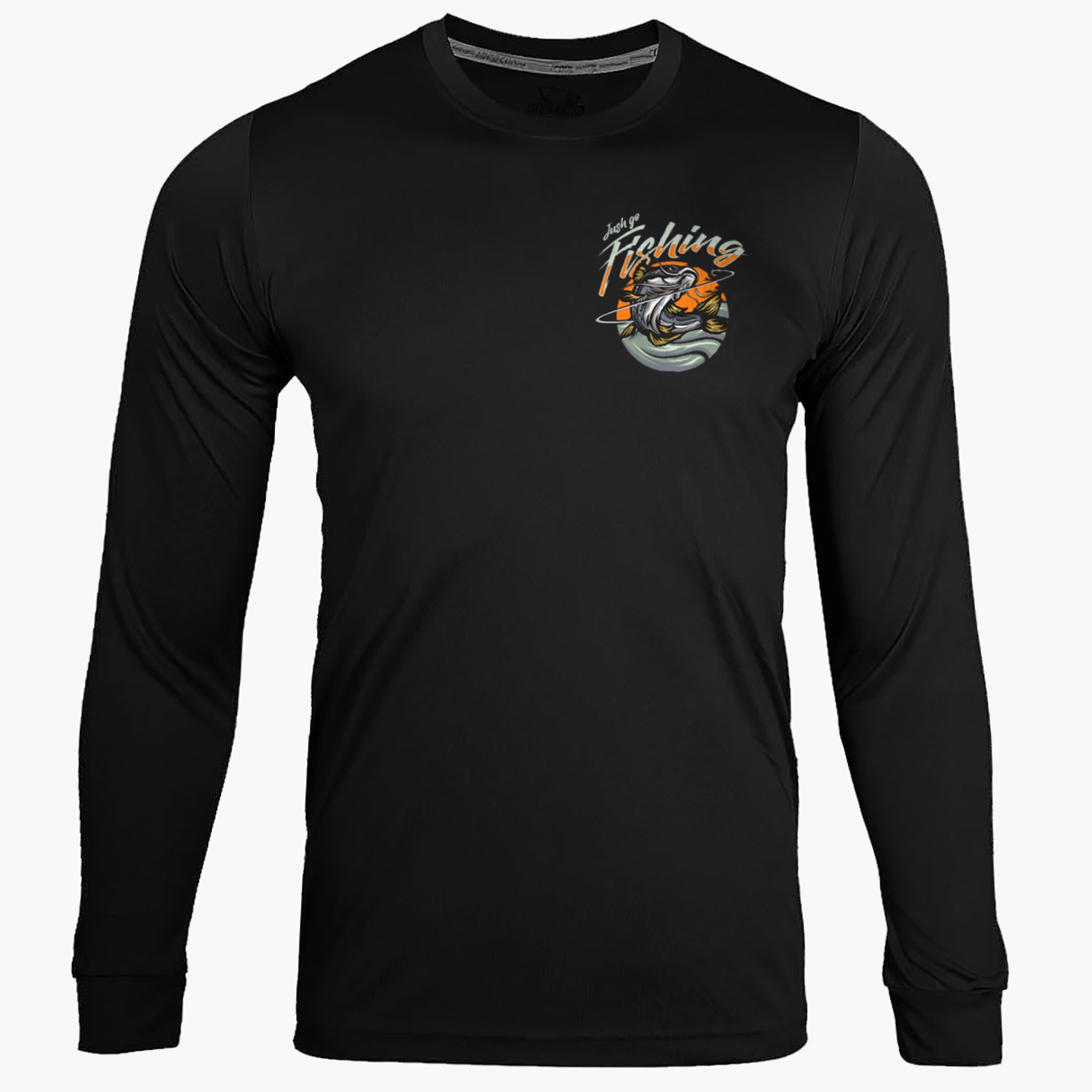 สกรีนเสื้อ 77DESIGN เสื้อแขนยาวตกปลาv4 ผ้าไมโคร