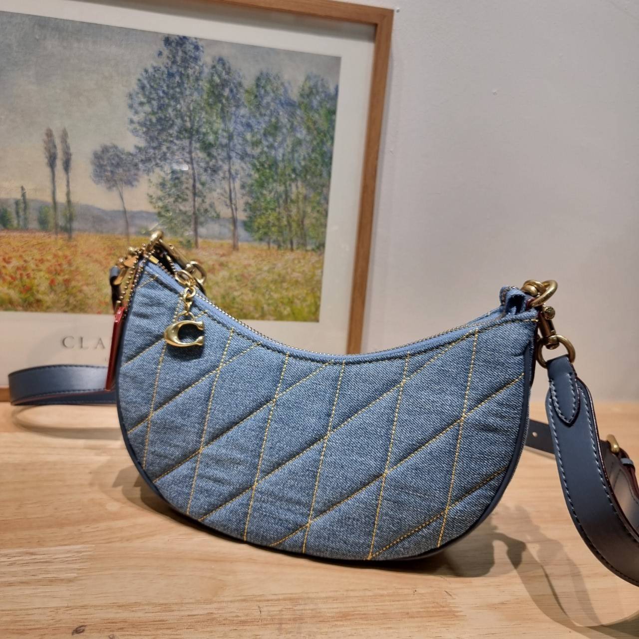 พร้อมส่ง 4 สี COACH CP148 MIRA SHOULDER BAG WITH PILLOW QUILTING กระเป๋าสะพายดีไซน์สวย 🧡 เกรดท็อปออริจินอล 1:1 สลับแท้ เกรดดีสุด ใช้งานต่างประเทศได้