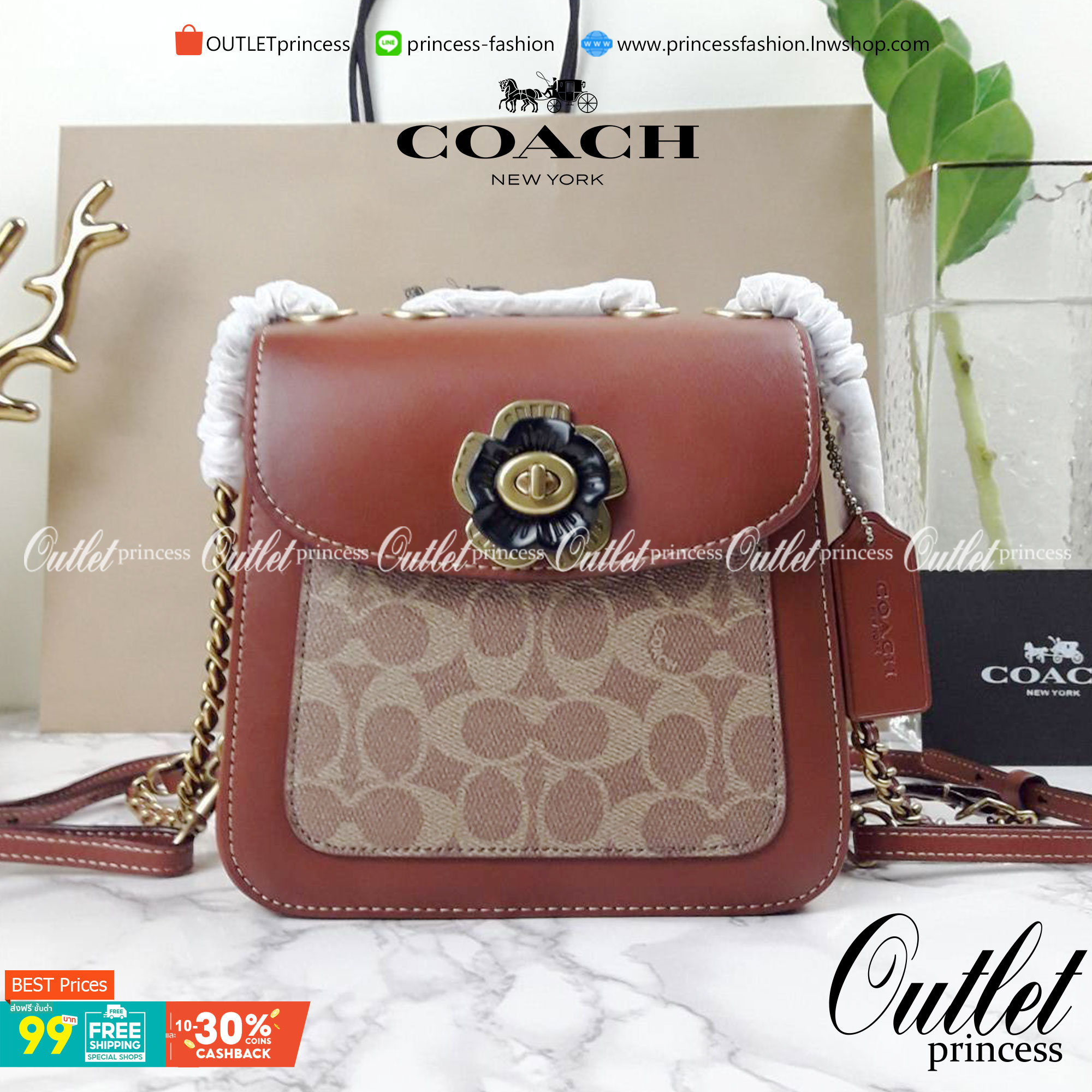 OUTLET 】COACH MADISON CONVERTIBLE BACKPACK 18 IN SIGNATURE CANVAS (C0828) ใบเดียว เปลี่ยนลุคได้เยอะขนาดนี้ ต้องมีแล้ว 🍁ใบนี้ ปรับลุคได้ตามใจสั่งเลย >> เป็นเป้ได้ คล้องไหล่ได้ คลอสบอดี้ได้ หรือจะปรับสายสั้นเก็บด้านในกระเป๋า ถือแบบสวยๆ ดูดีแบบ